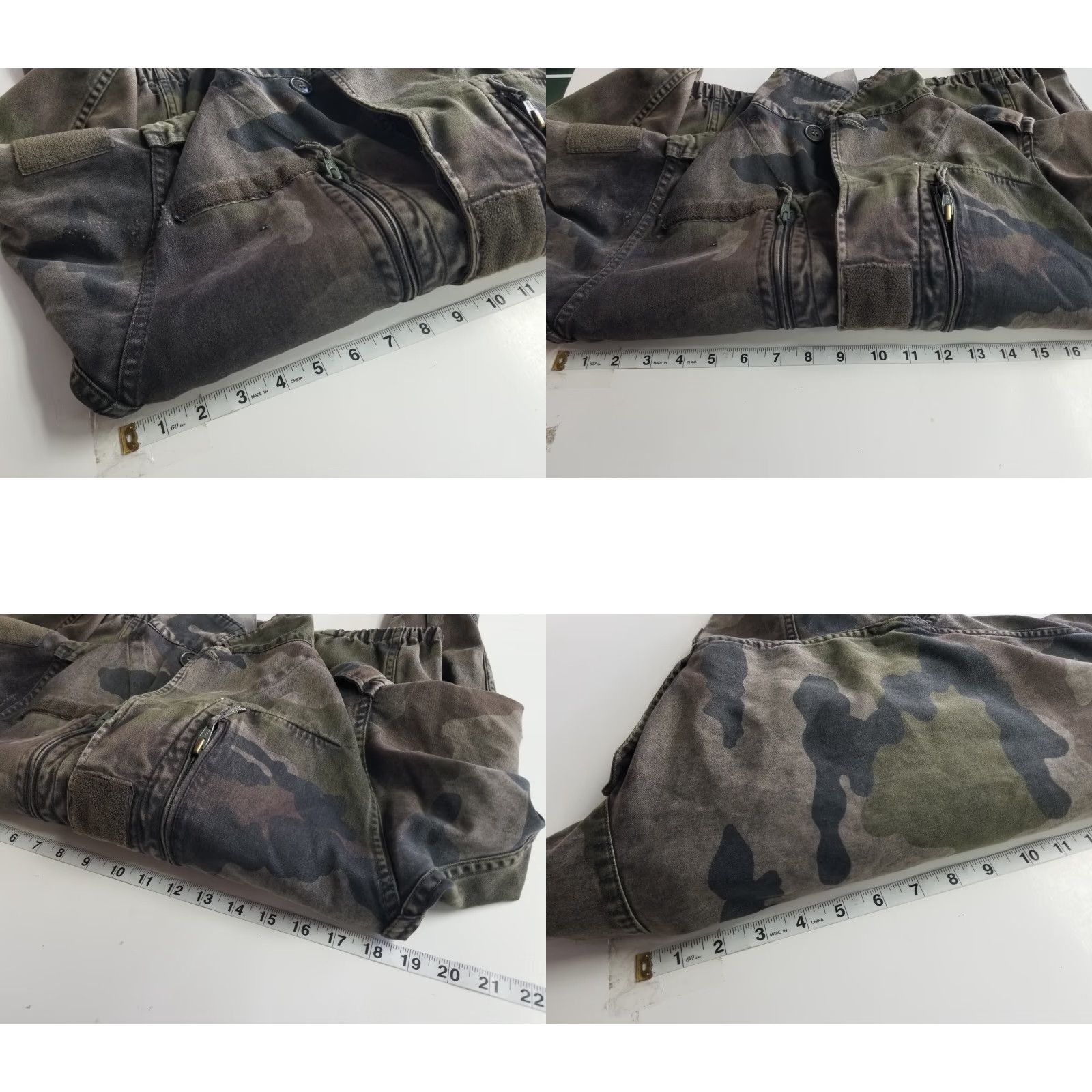 Vintage Lucky Brand Camo Jacket Women’s Small Canvas Green Long Sleeve Military Button Down Denim Jacket Size S / US 4 / IT 40 - 8 Thumbnail