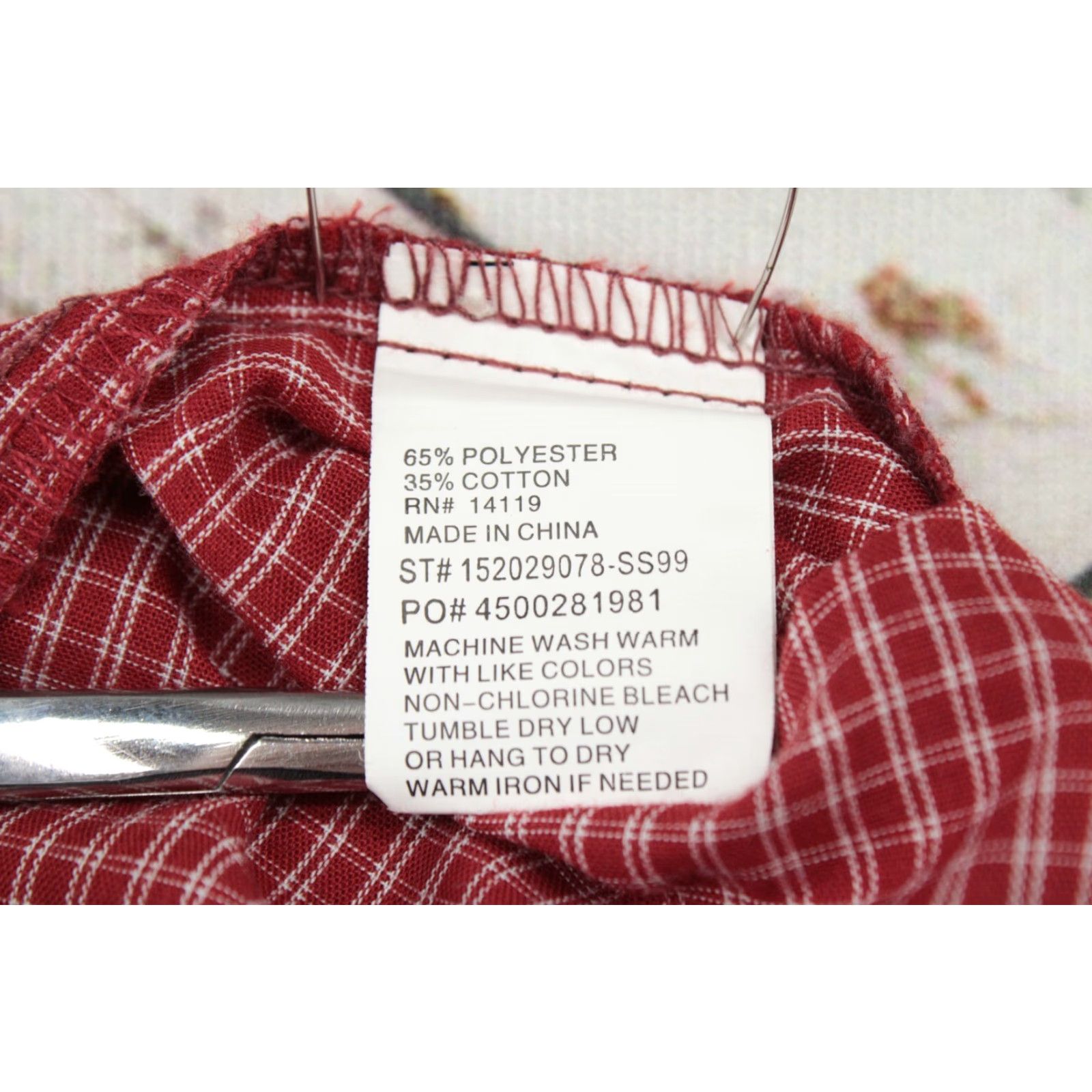 Vintage VINTAGE Ely Cattleman Shirt Men’s XL Red Checks Short Sleeve Pearl Snap Cowboy Size US XL / EU 56 / 4 - 4 Thumbnail
