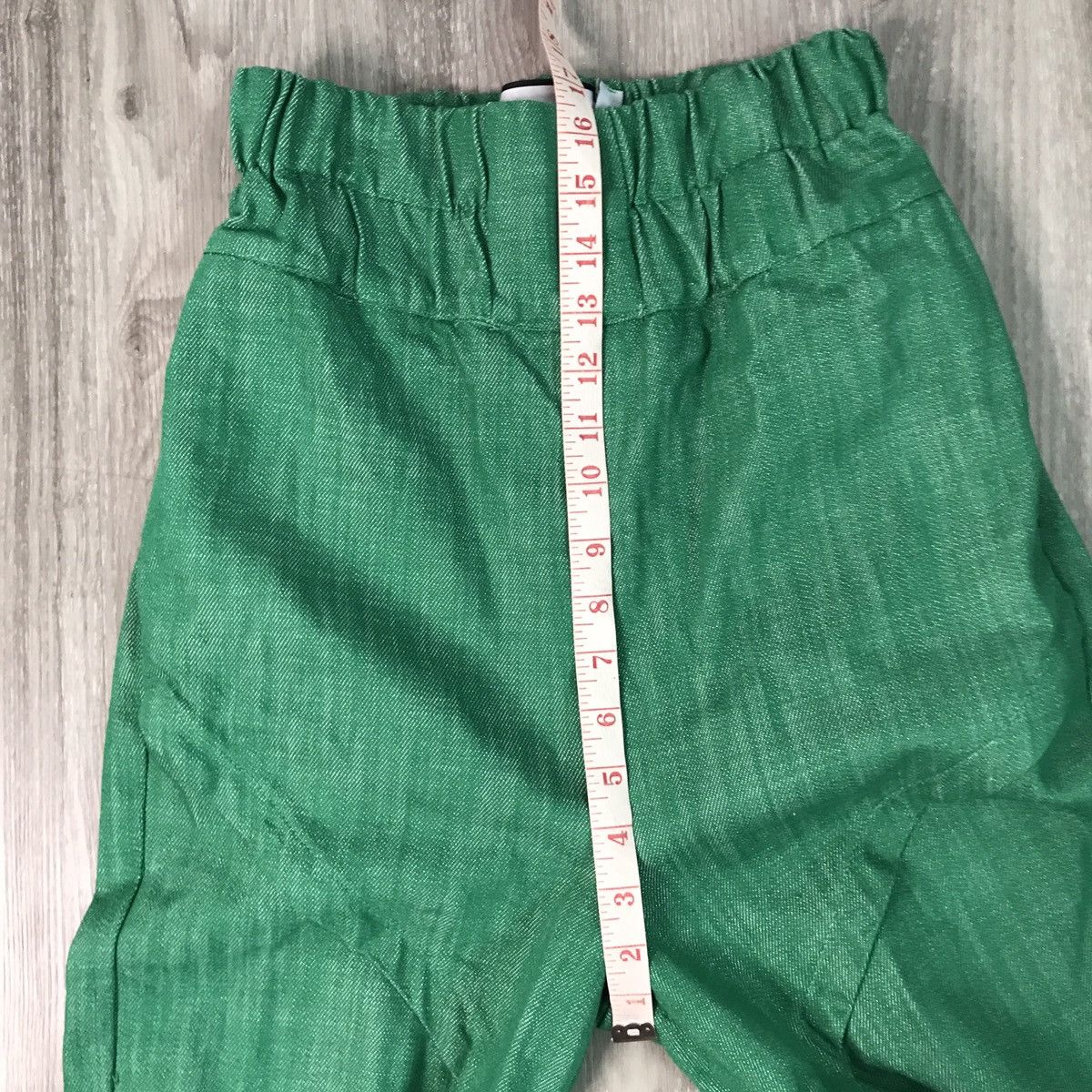 ADPT Adeptt Drop Crotch Green Womens Pants Size 27" / US 4 / IT 40 - 7 Thumbnail