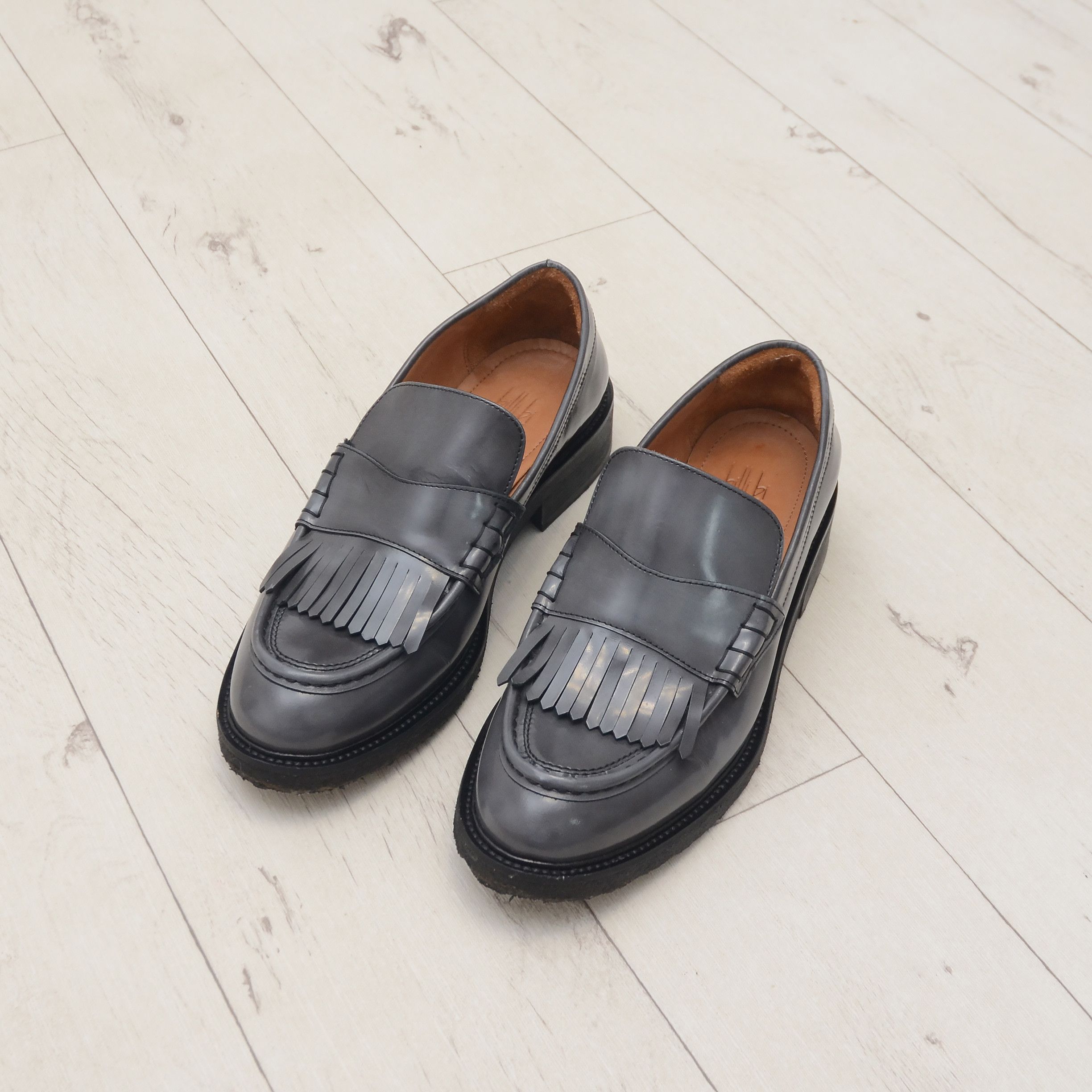 Billi Bi Billi Bi Copenhagen EU 42 Leather Loafers Slip-On Shoes Size US 12 / IT 42 - 8 Thumbnail