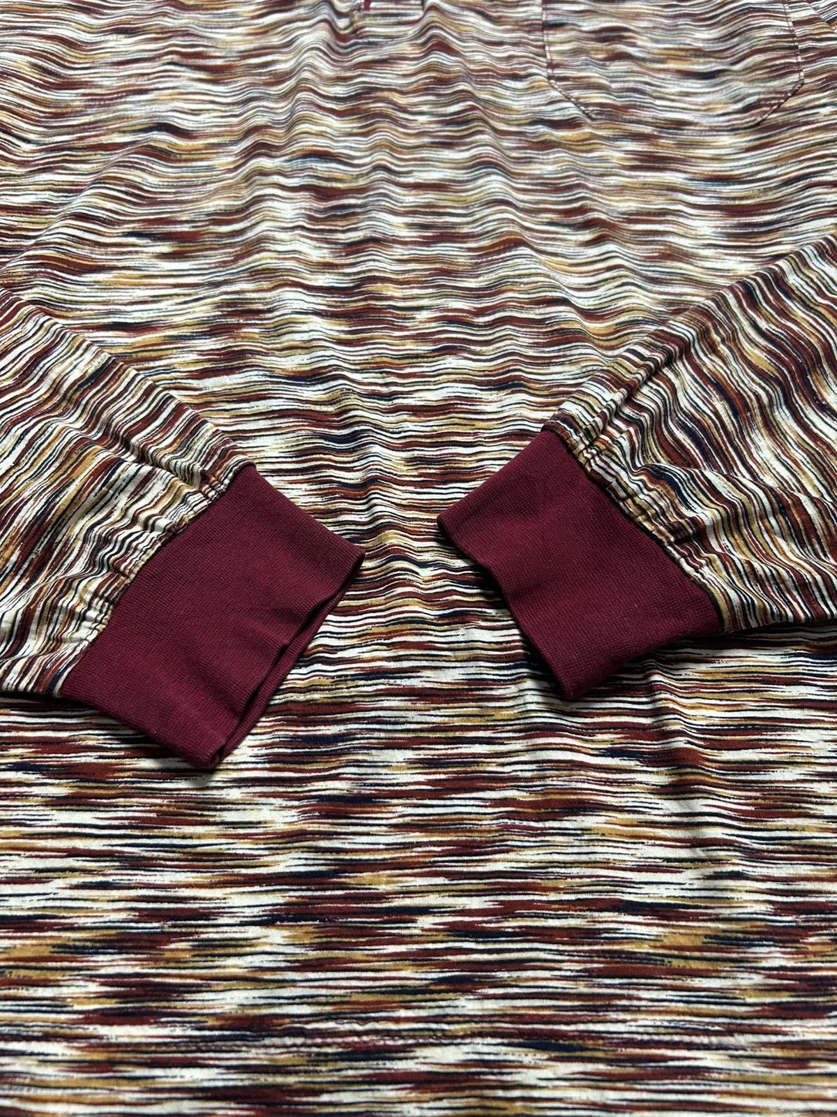 Missoni Y2K Missoni Abstract Classic Long Sleeve Polo Shirt Size US L / EU 52-54 / 3 - 7 Thumbnail
