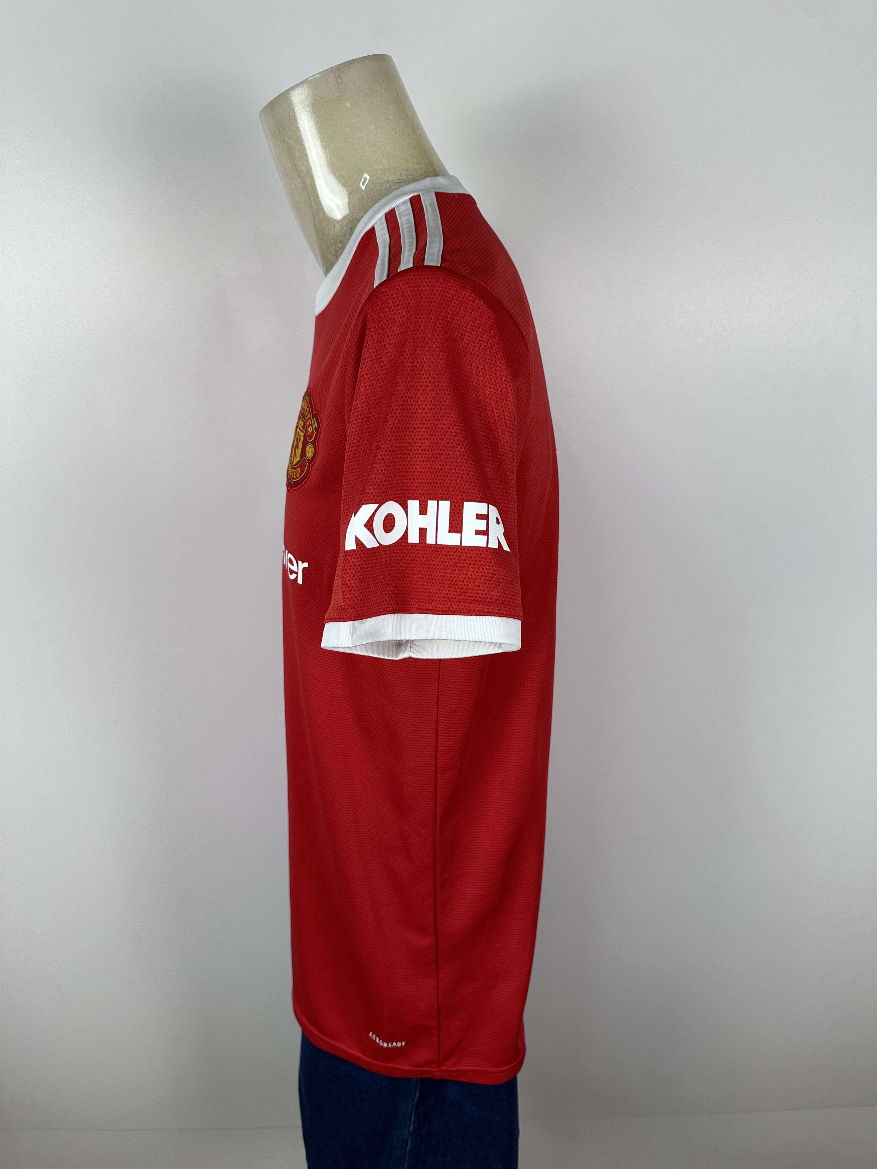 Adidas Manchester United 2021 Football Shirt Soccer Jersey Adidas Size US XL / EU 56 / 4 - 7 Thumbnail