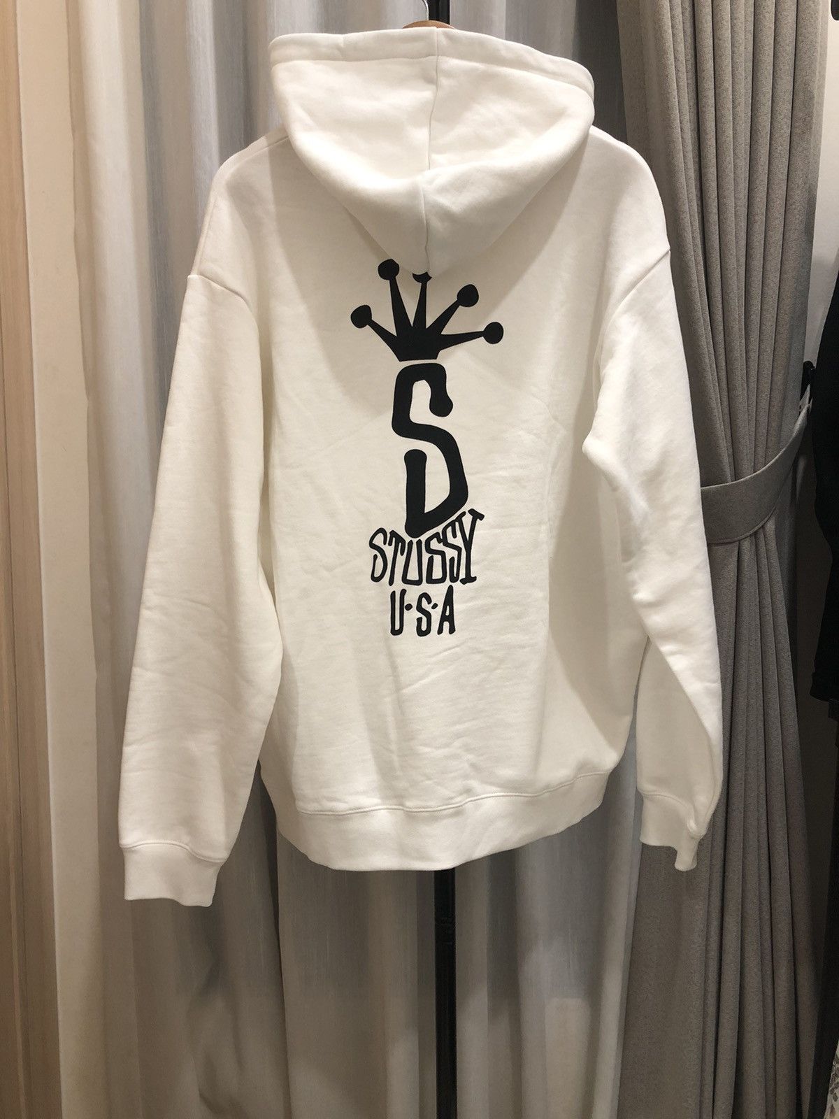 Stussy Stussy Big S Crown Hoodie Sweatshirt Size US L / EU 52-54 / 3 - 1 Thumbnail