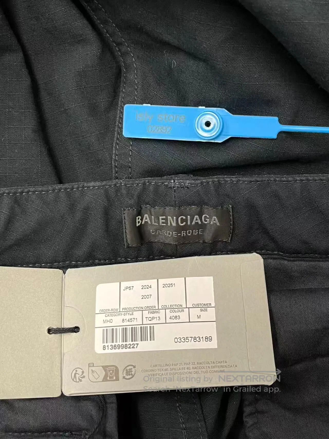 Balenciaga Balenciaga Men’s Tear-Resistant Cargo Pants. Size US 32 / EU 48 - 4 Thumbnail