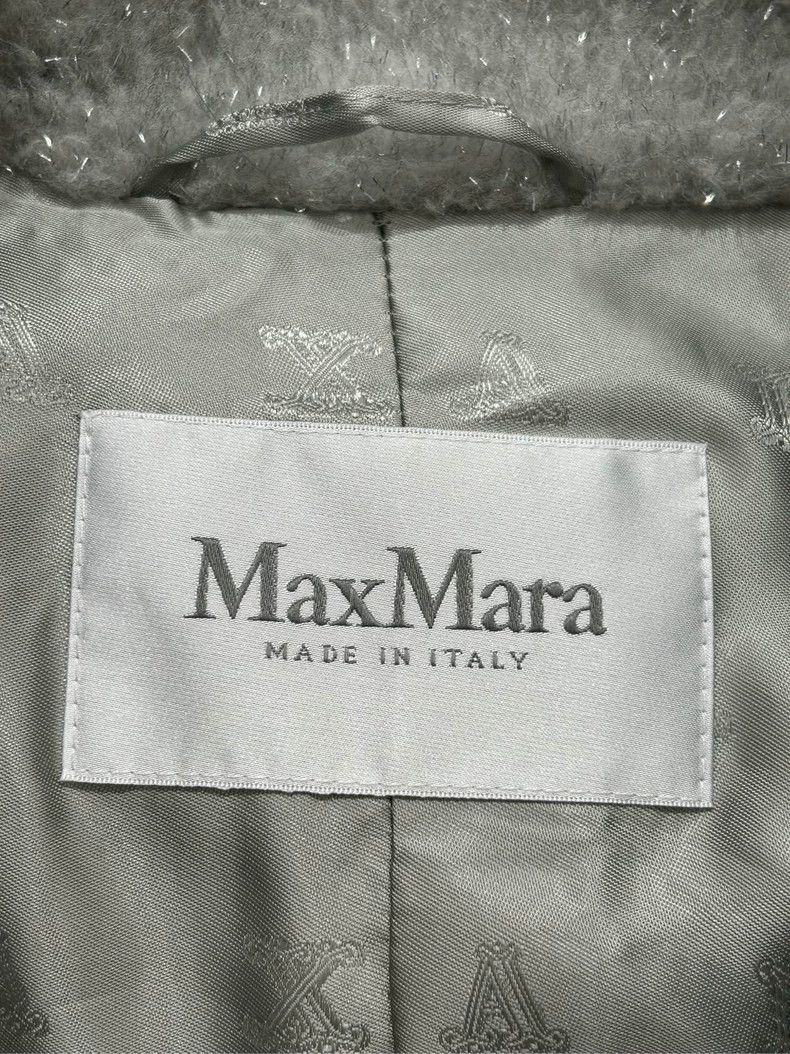 Max Mara Max Mara Teddy Coat Grey Size S / US 4 / IT 40 - 3 Thumbnail