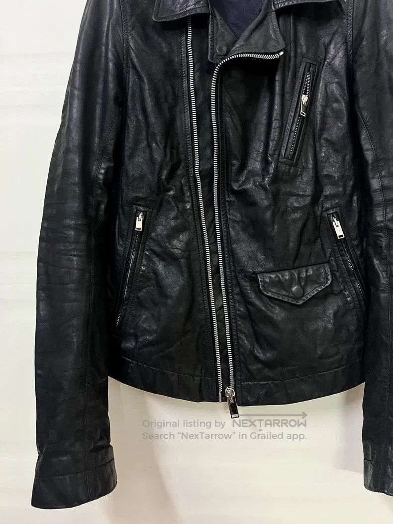 Rick Owens Rick Owens Motorcycle rider leather coat jacket. Size US S / EU 44-46 / 1 - 4 Thumbnail
