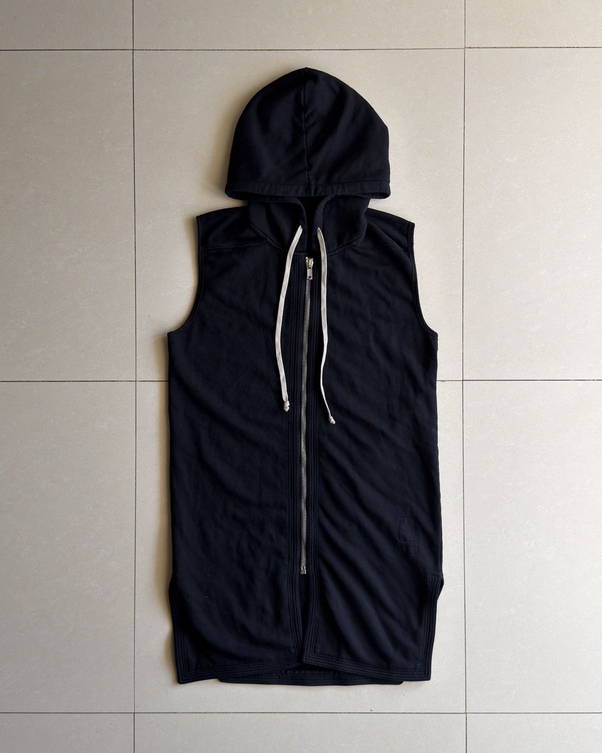 SS15 Rick Owens Faun sleeveless hoode