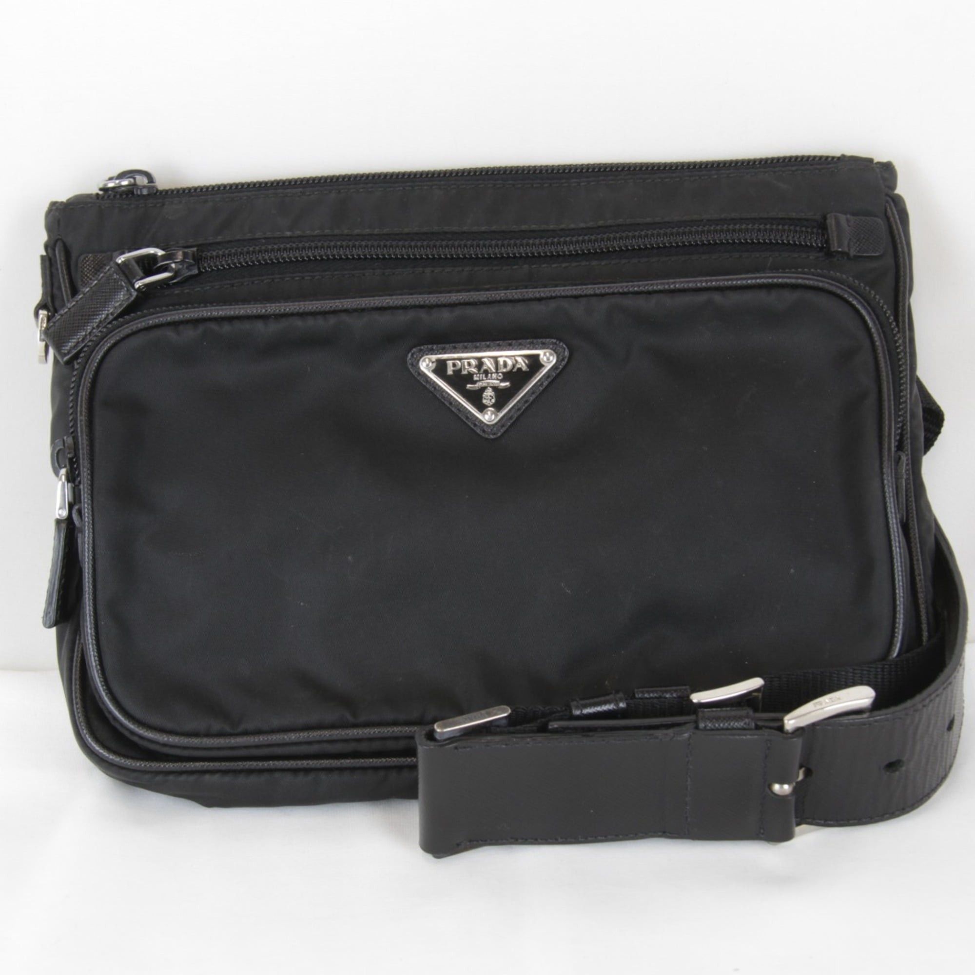 Prada Prada Saffiano Waist Bag Body Tessuto Nylon Black 360g Women's Size ONE SIZE - 1 Thumbnail