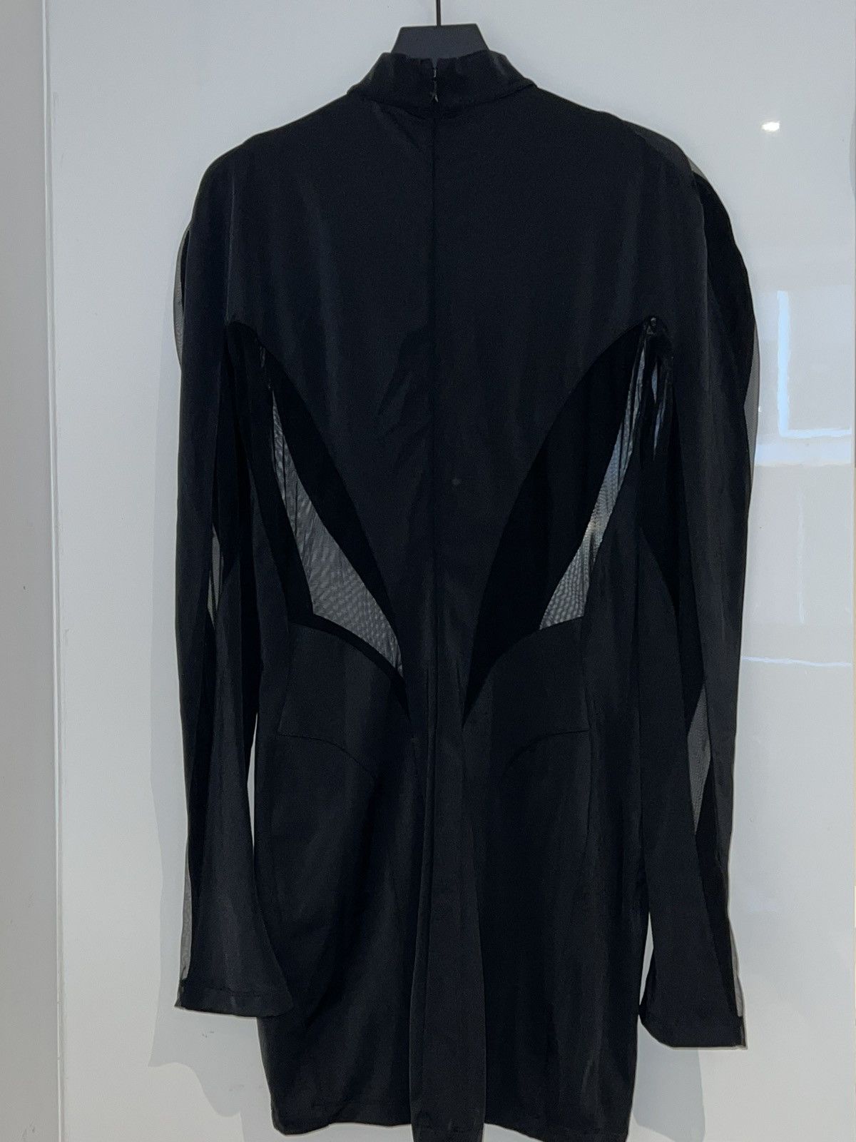 H&M × Thierry Mugler Thierry Mugler x H&M Women Black Mesh Sexy Dress Size XL / US 12-14 / IT 48-50 - 6 Thumbnail