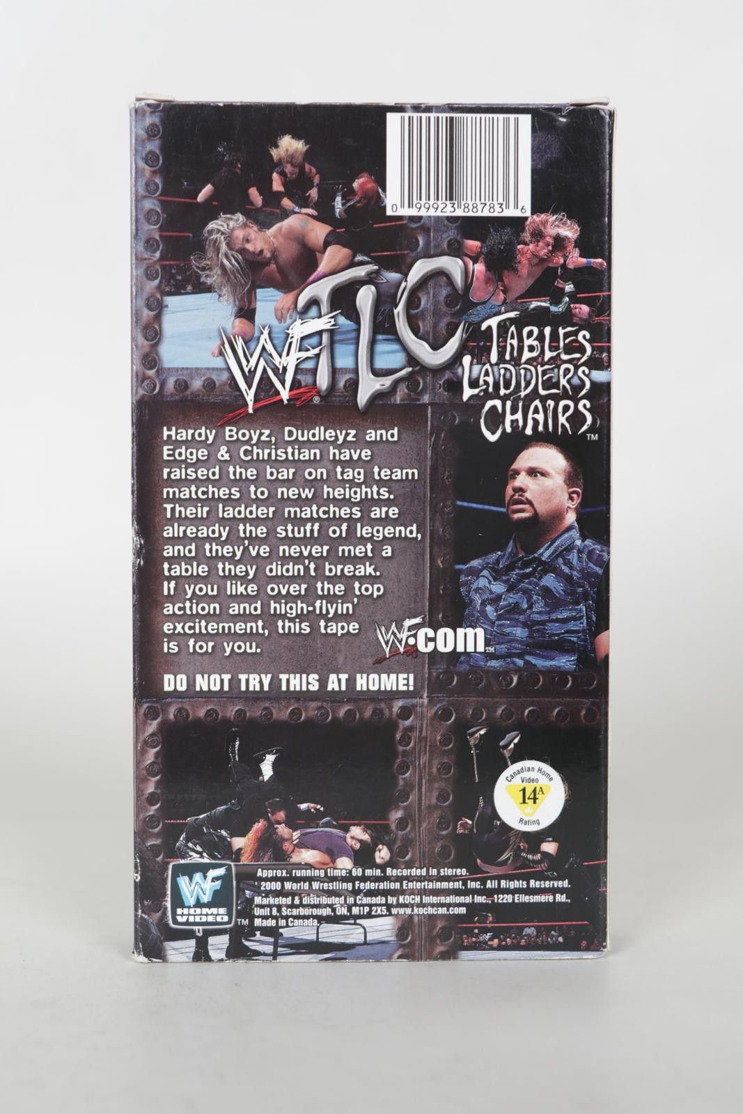 WWF 00's WWF Tables Ladders Chairs VHS Tape Size ONE SIZE - 3 Thumbnail
