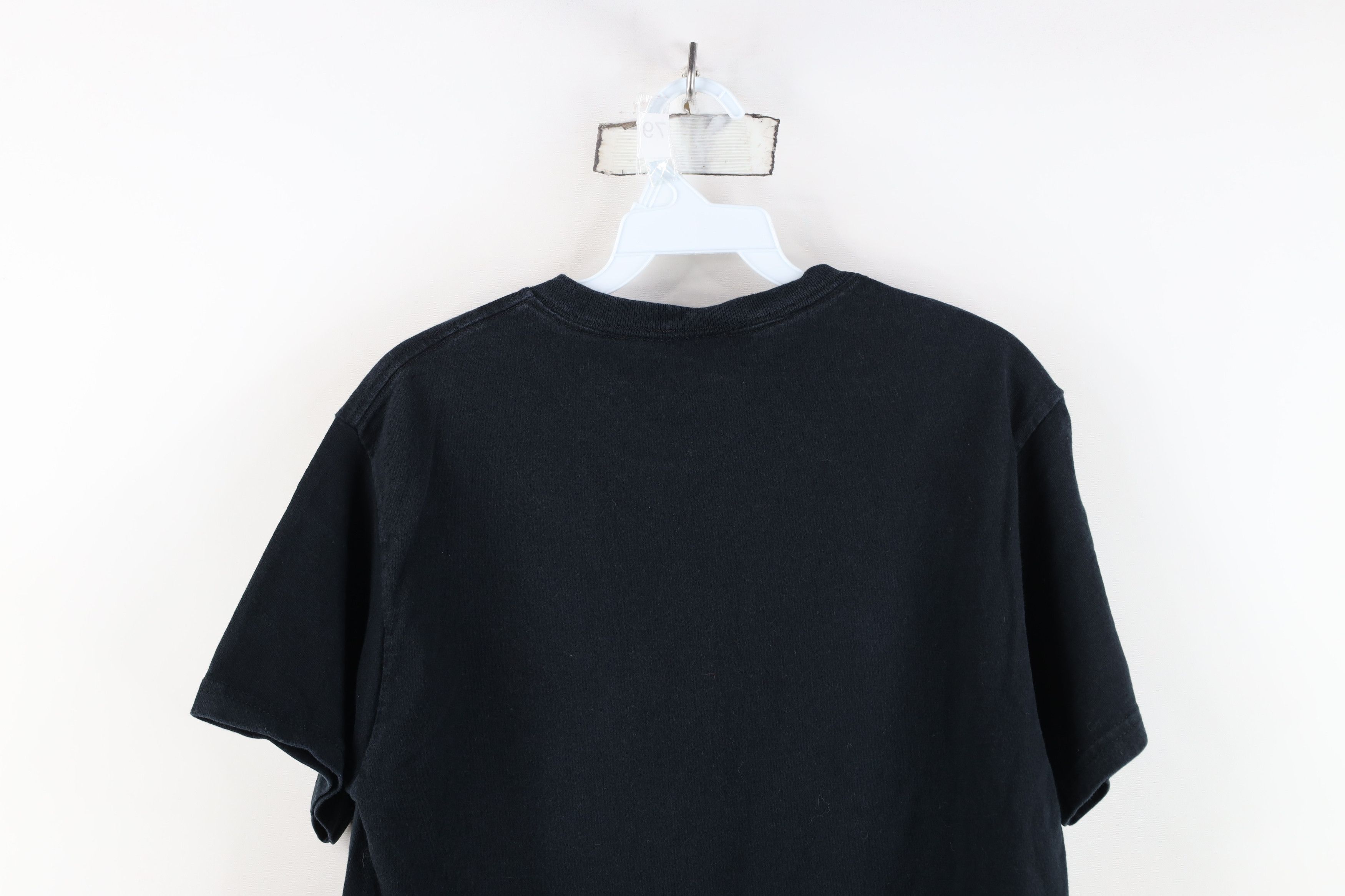 Vintage Vintage 90s Y2K Streetwear Short Sleeve T-Shirt Black Cotton Size US S / EU 44-46 / 1 - 11 Thumbnail