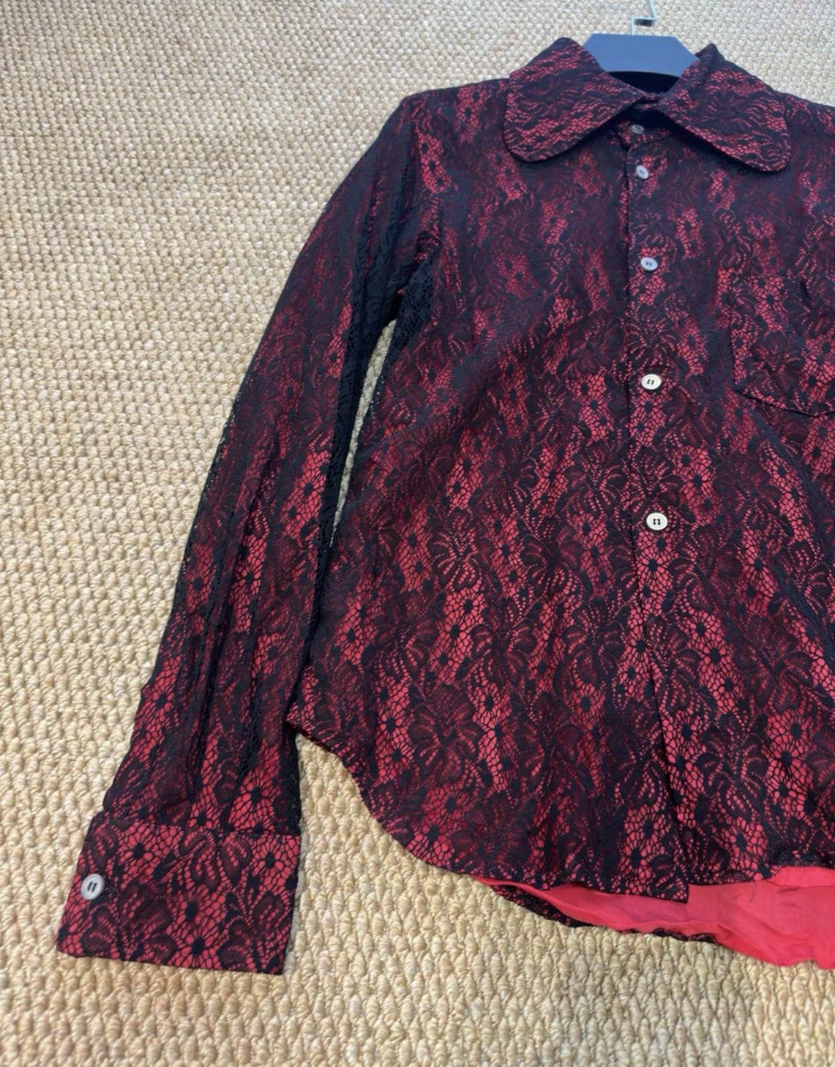 Comme des Garcons Comme des Garçons Main Line Lace Double Layer Shirt K23 Size XS / US 0-2 / IT 36-38 - 2 Thumbnail