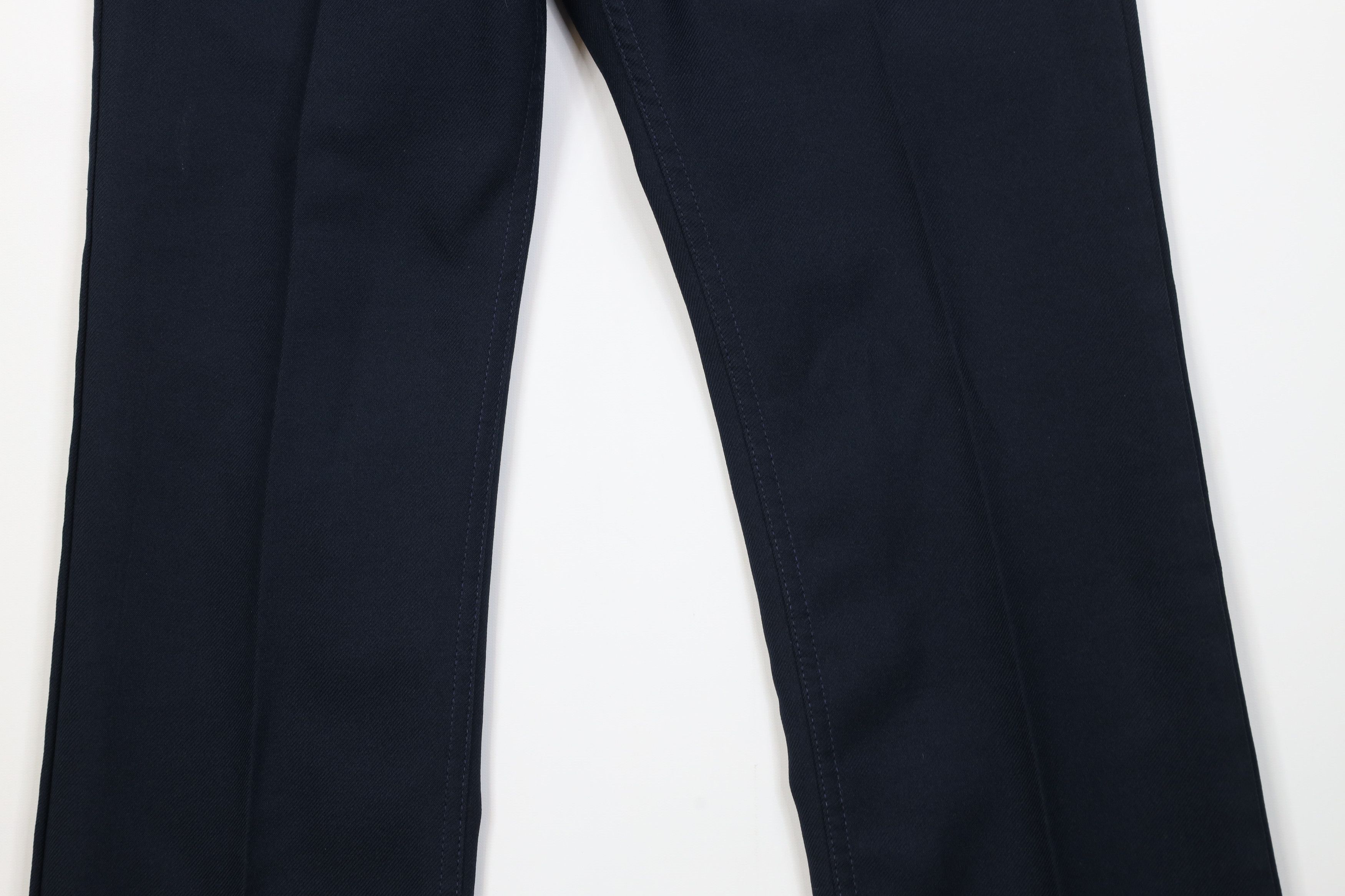Wrangler Vintage 90s Wrangler Flared Wide Leg Chino Pants Blue USA Size US 34 / EU 50 - 3 Thumbnail
