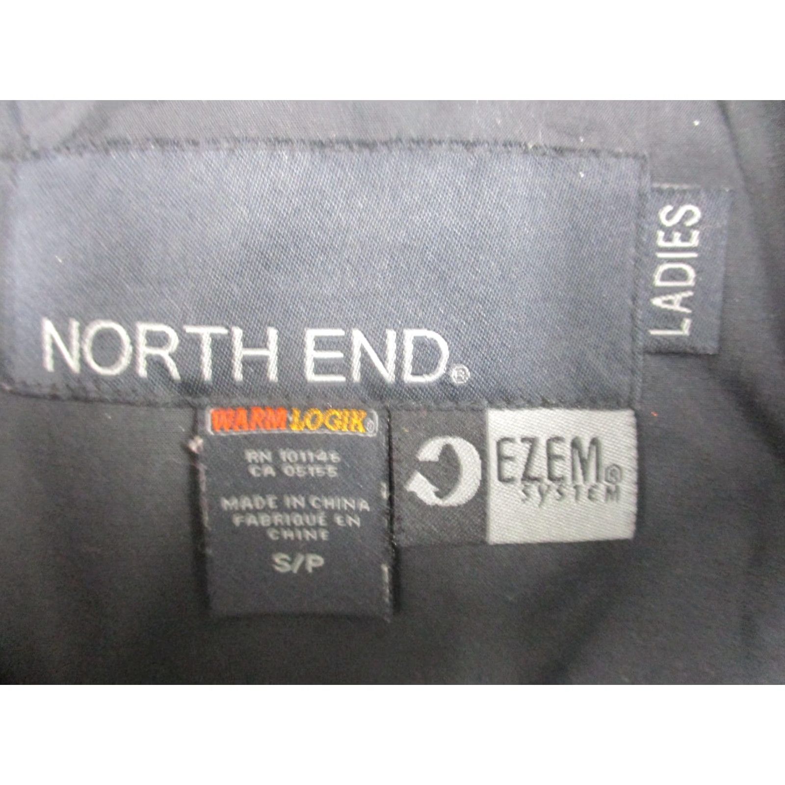 Vintage VINTAGE: No — North End Down Jacket Womens Small Black Hooded Puffer Parka Coat Warm Logik Size S / US 4 / IT 40 - 2 Thumbnail