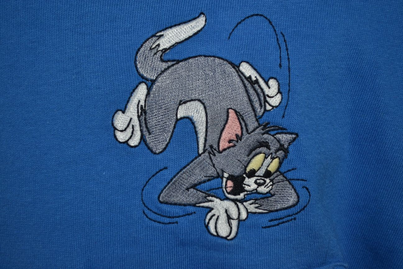 Cartoon Network × Vintage × Warner Bros Vintage 90s Tom & Jerry Hanna Barbera Embroidered tee L Size US L / EU 52-54 / 3 - 4 Thumbnail