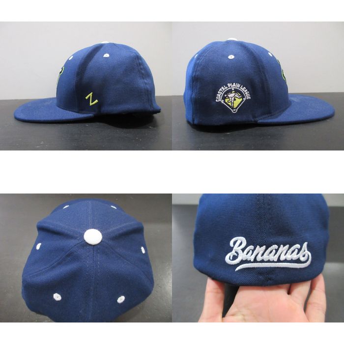 Zephyr Savannah Bananas Hat Cap Fitted Adult Large Blue Circus Baseball