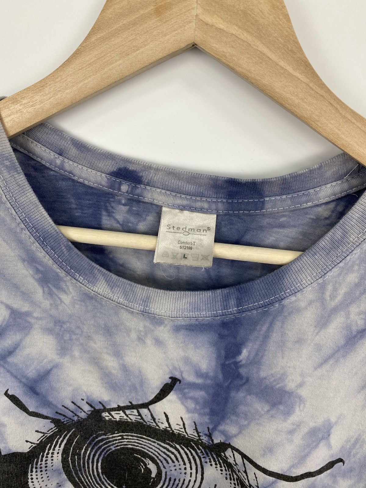 Japanese Brand 👁️ 🪳 Vintage 90s Eye Cockroach Yin Yang Japan Style T-Shirt Size US M / EU 48-50 / 2 - 5 Thumbnail