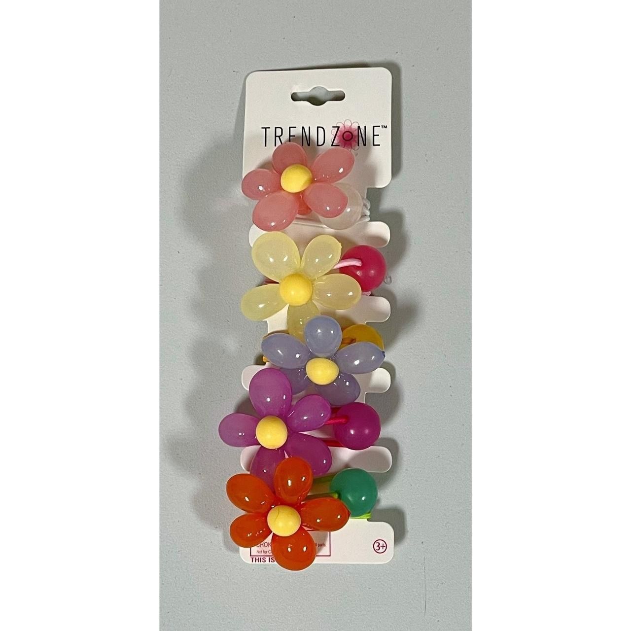 Japanese Brand × Vintage Daisy Flower Floral Ponytails Hair Ties Pack of 5 NWT 🌸✨ Size ONE SIZE - 2 Thumbnail