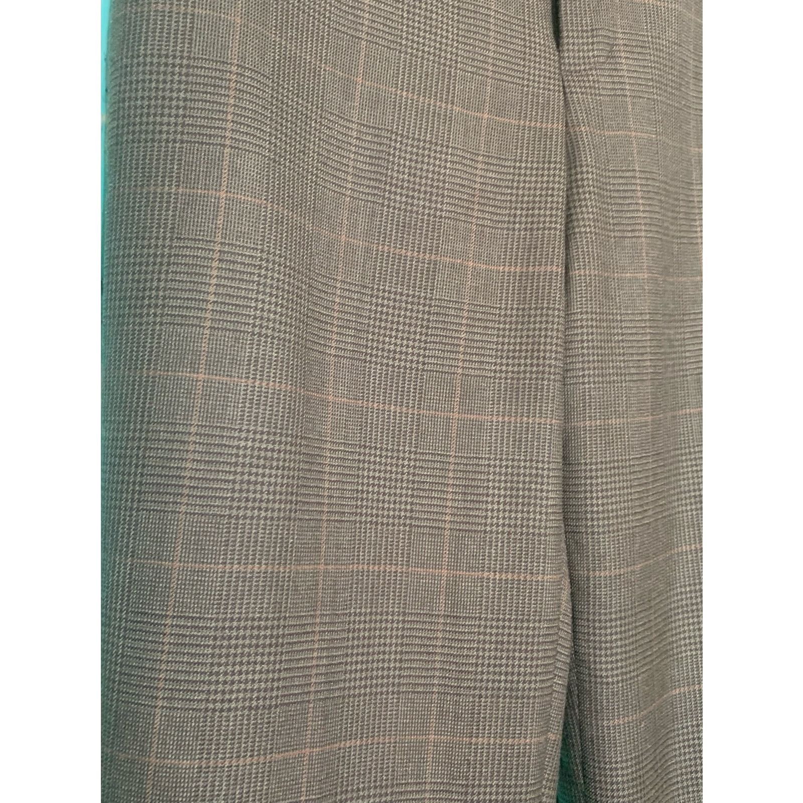 Chaps Chaps green plaid wool straight legs vintage pants size 4 Size 27" / US 4 / IT 40 - 9 Thumbnail