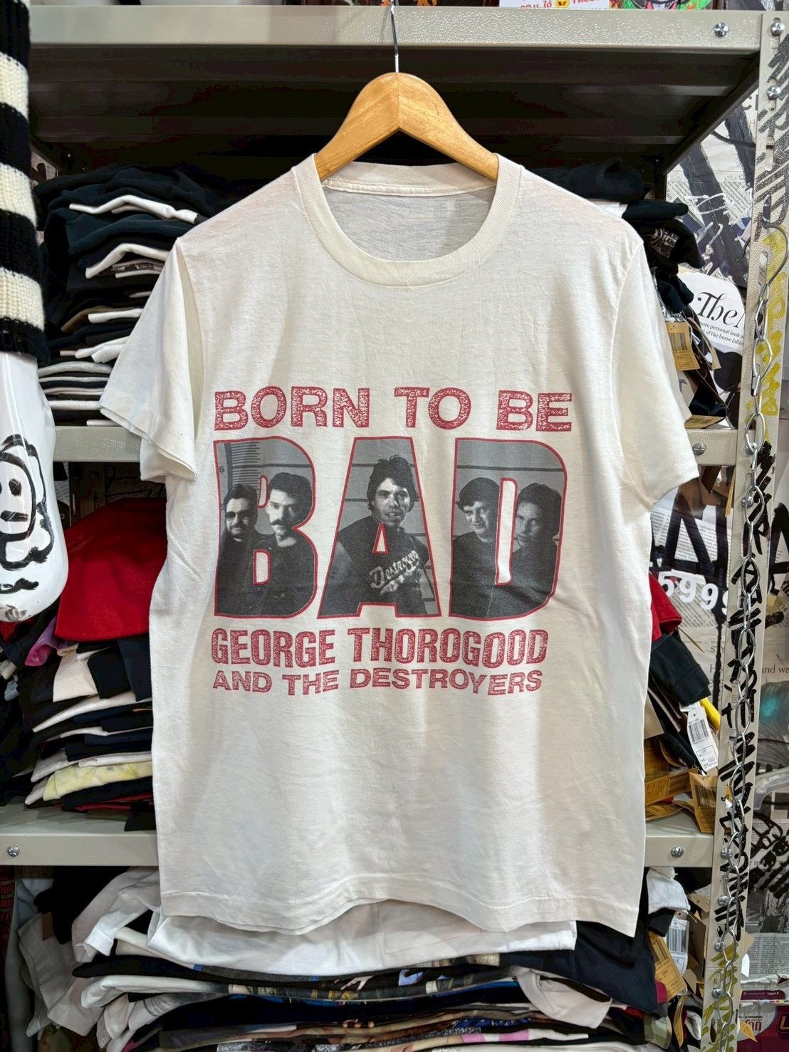 Band Tees Born to be BAD 80’s Size US L / EU 52-54 / 3 - 1 Thumbnail