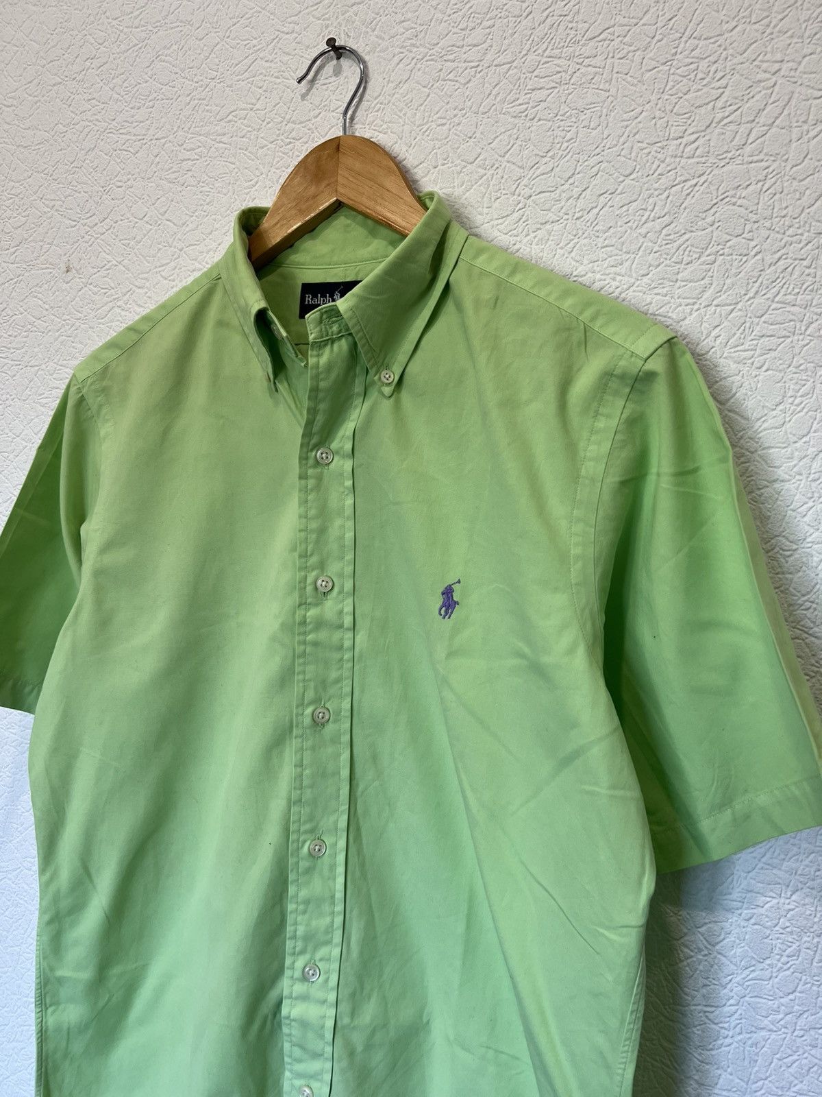 Polo Ralph Lauren Polo Ralph Lauren Green Button Up Shirt Rare Size US S / EU 44-46 / 1 - 2 Thumbnail