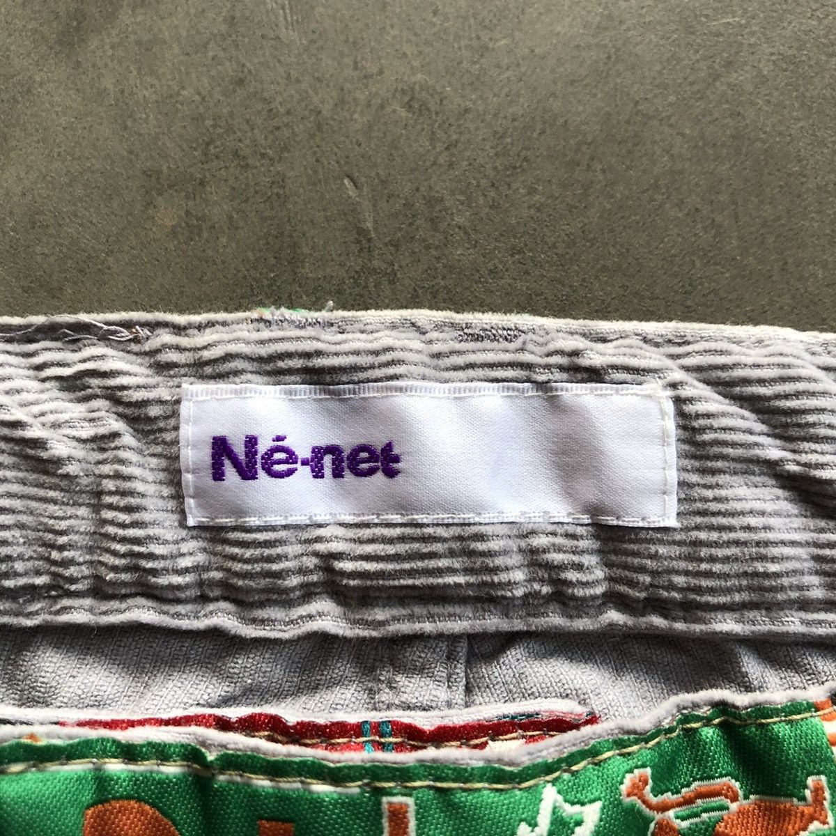 Ne-Net Ne-Net Tapped Corduroy Pants Size US 29 - 5 Thumbnail