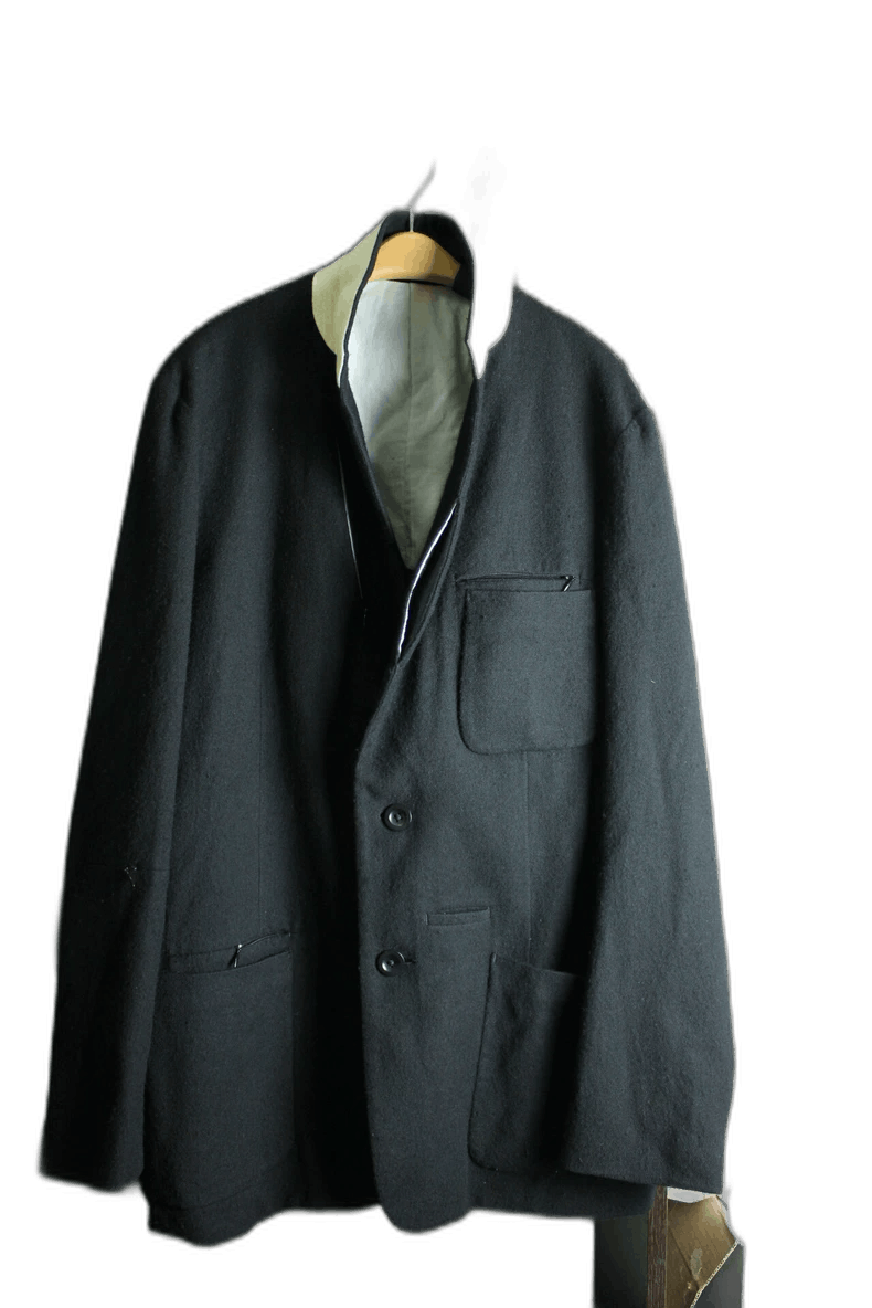 Yohji Yamamoto yohji yamamoto multi-pocket black suit jacket Size US M / EU 48-50 / 2 - 1 Thumbnail