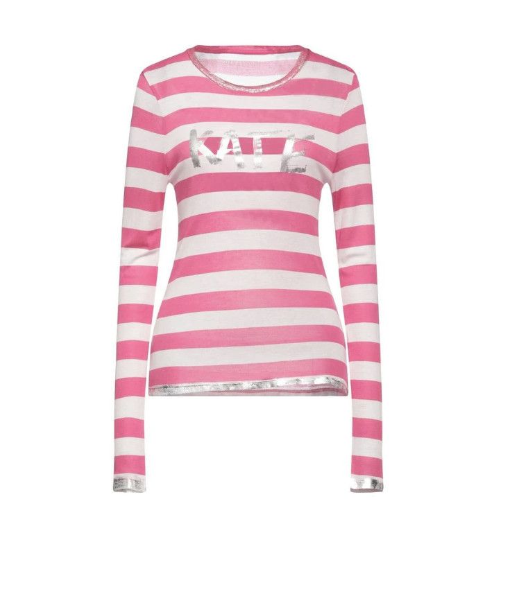 Zadig & Voltaire Zadig & Voltaire Willy Stripes Kate Top Fuchsia White ( M ) Size M / US 6-8 / IT 42-44 - 1 Thumbnail