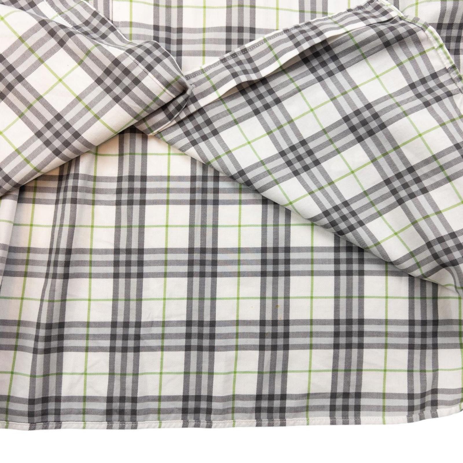 Burberry Vintage Burberry Nova Check Short Sleeve Button Up Shirt XL Size US XL / EU 56 / 4 - 7 Thumbnail
