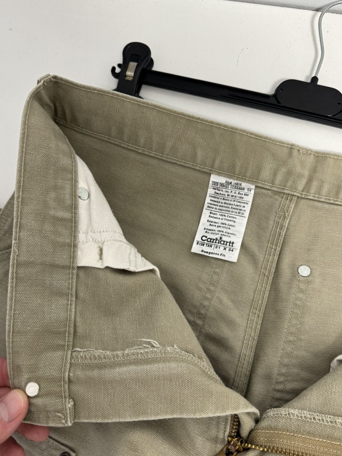 Carhartt Carhartt Vintage Pants Men’s Beige 90’S cargo Size US 34 / EU 50 - 20 Thumbnail