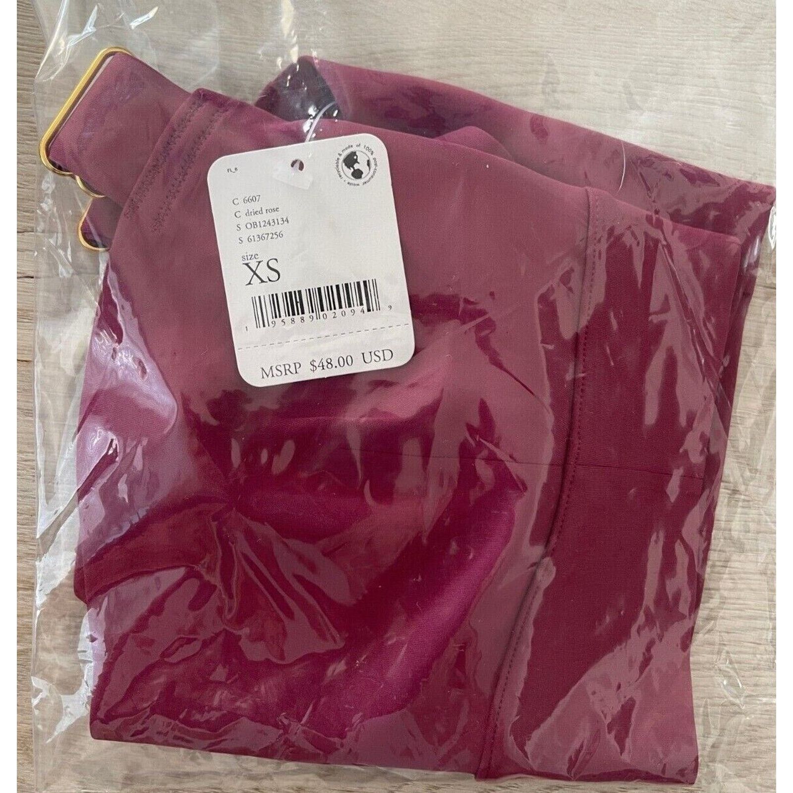 Free People Free People Naomi Longline Bra - Dried Rose XS $48 Size ONE SIZE - 2 Thumbnail