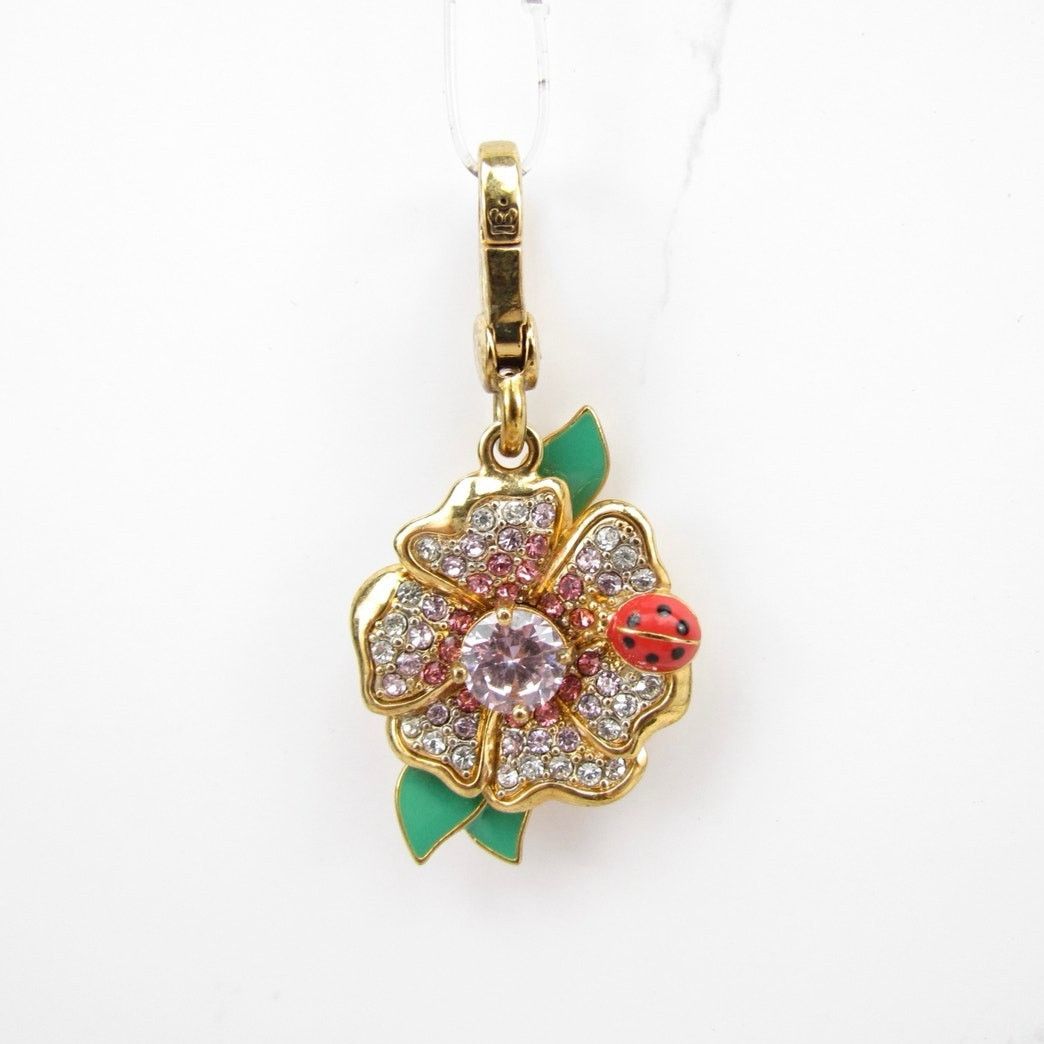 Juicy Couture Juicy Couture Pink Flower Lady Bug Charm Size ONE SIZE - 1 Thumbnail