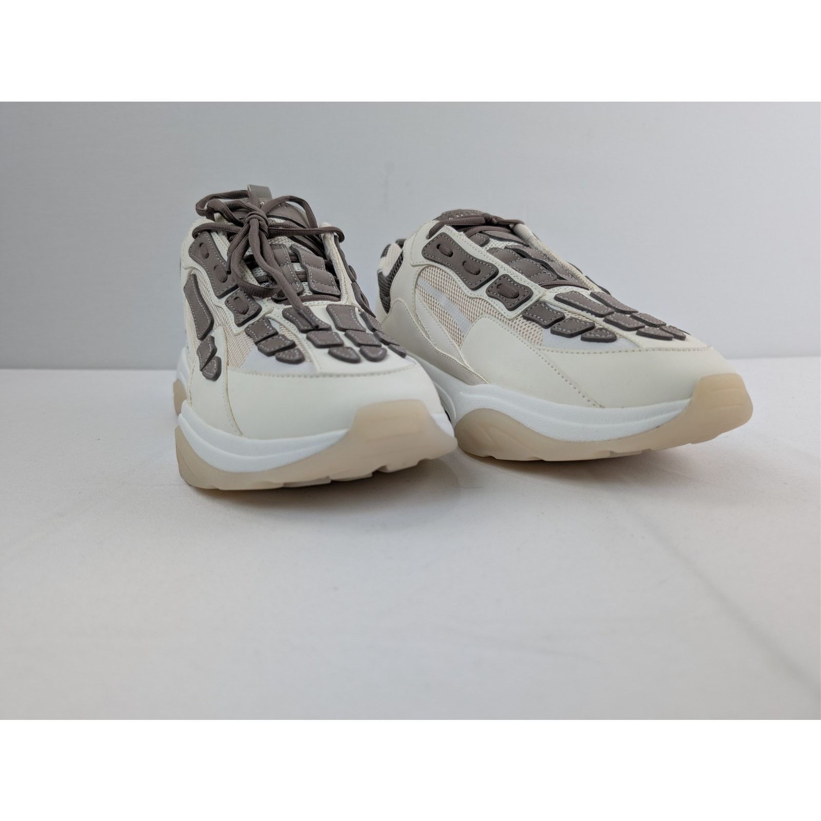 Amiri o1rshd1 Bone Runners Sneakers in Alabaster Size US 13 / EU 46 - 5 Thumbnail