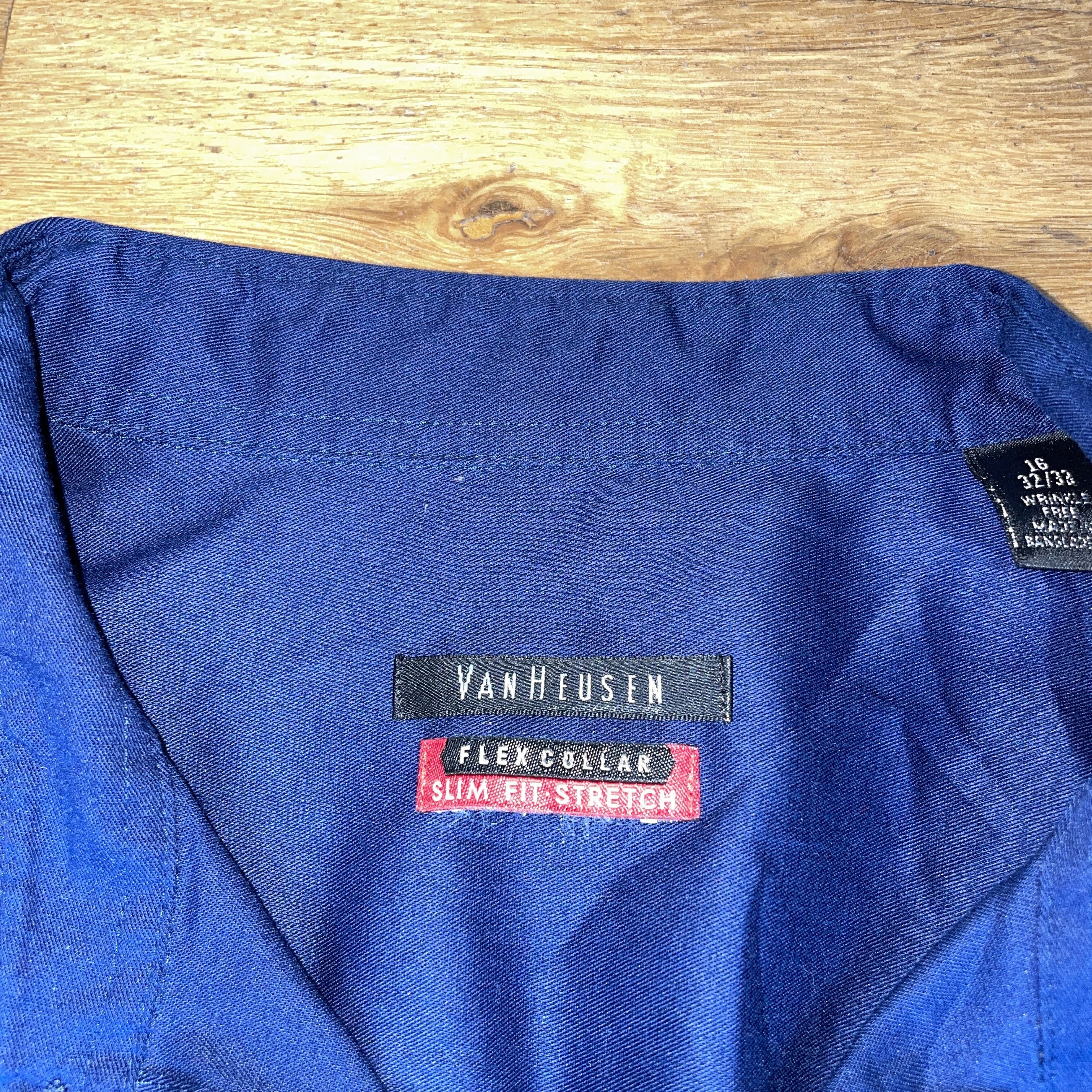 Van Heusen Van Heusen Men's Elegant Slim Fit Cotton Shirt Size XL Size US XL / EU 56 / 4 - 3 Thumbnail