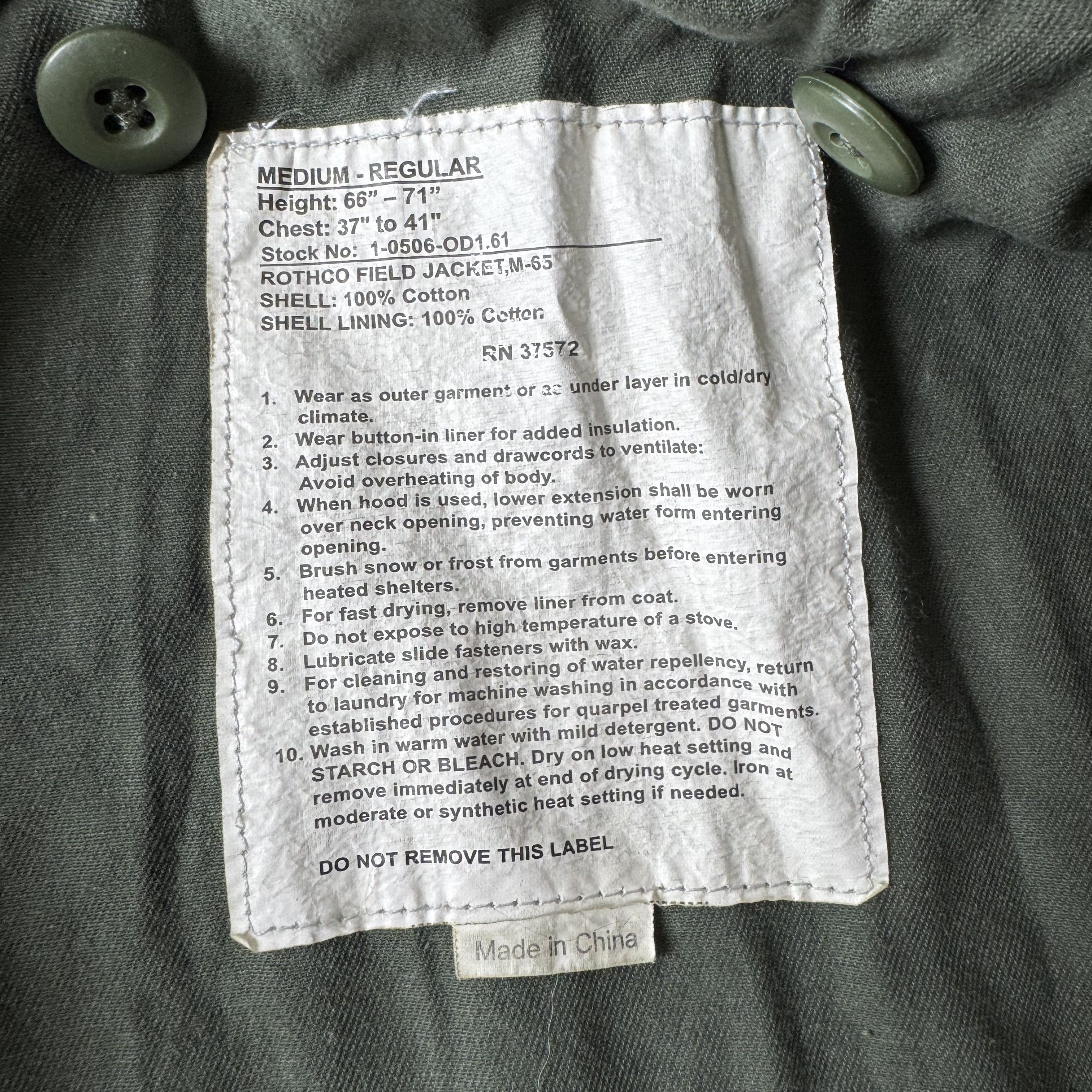 Rothco Vintage Rothco M65 Army Millitary Hunting Jacket Size US M / EU 48-50 / 2 - 8 Thumbnail