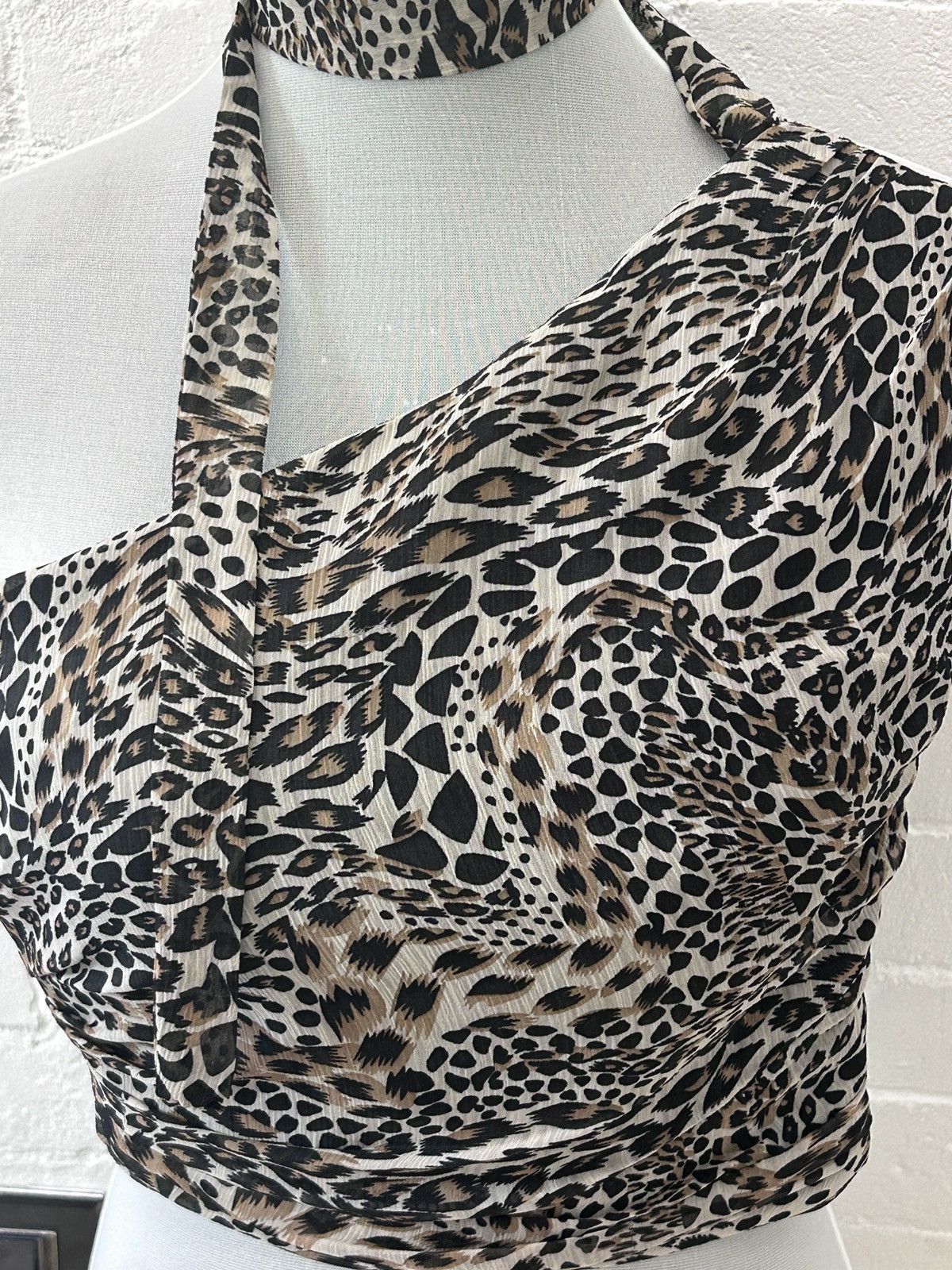 Other Leopard print halter scarf top 🐆 Size S / US 4 / IT 40 - 1 Thumbnail