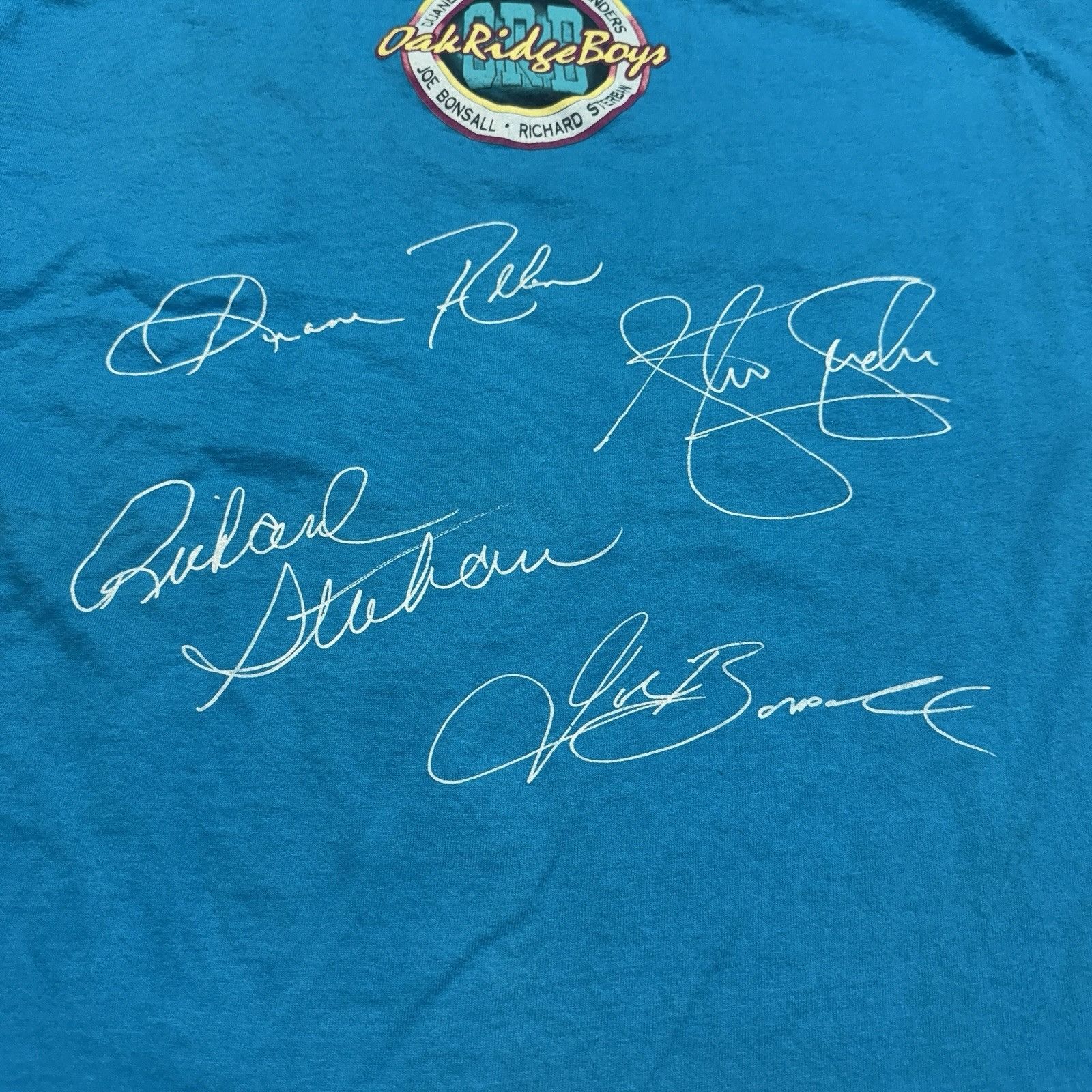 Band Tees Vintage The Oak Ridge Boys Band Shirt Men’s XL 22.5x29.5 Blu Size US XL / EU 56 / 4 - 8 Thumbnail