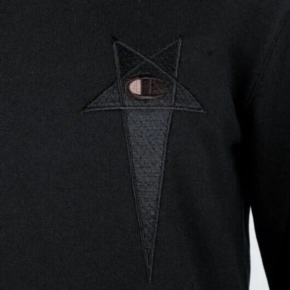 Champion × Rick Owens Rick Owens x Champion LS Body Chest Pentagram Sweater XS Size XS / US 0-2 / IT 36-38 - 15 Thumbnail