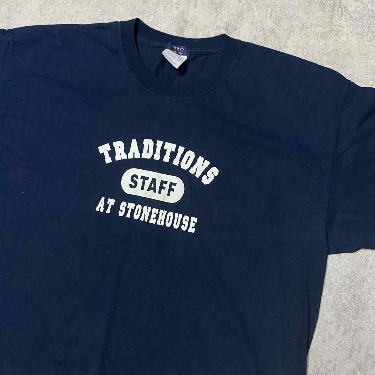 Other Navy blue vintage 90s Stonehouse Traditions Staff T-shirt Size US XL / EU 56 / 4 - 2 Thumbnail