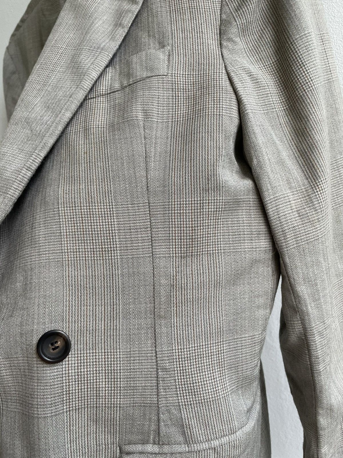 Our Legacy OUR LEGACY Blazer 100% Virgin Wool Beige Tweed Size 46S - 13 Thumbnail