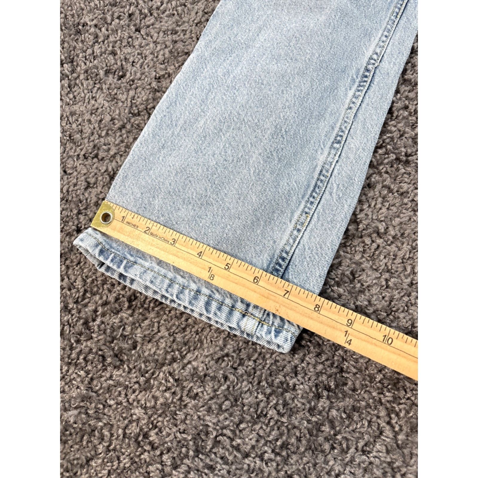 Vintage Aéropostale Jeans Baggy Low Rise Womens 00 Light Wash Denim Pants 90s Vintage No (Blue) Size 24" / US 00 / IT 34 - 3 Thumbnail