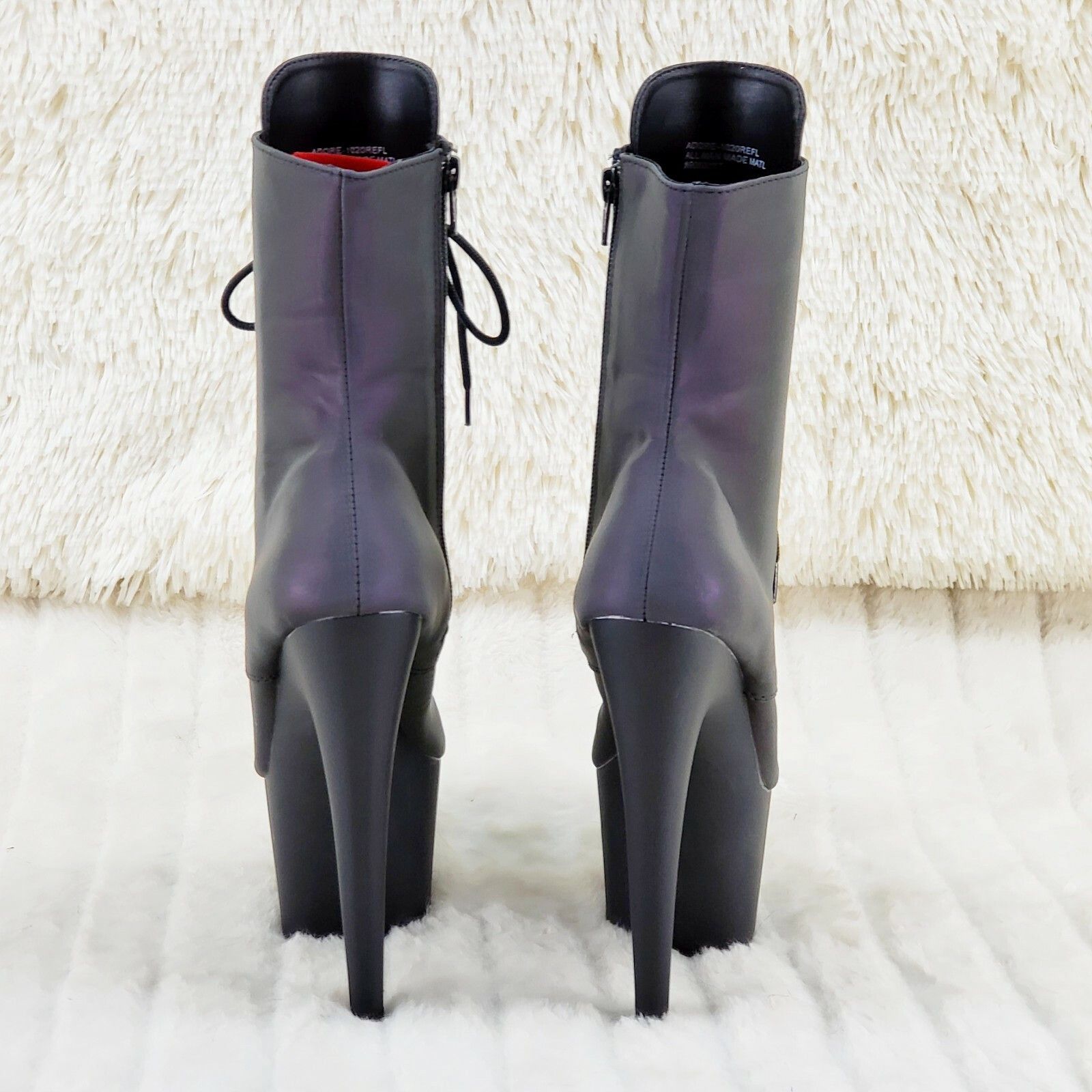 Other Adore 1020REFL Reflective Upper Platform 7" High Heel Ankle Size US 9 / IT 39 - 8 Thumbnail