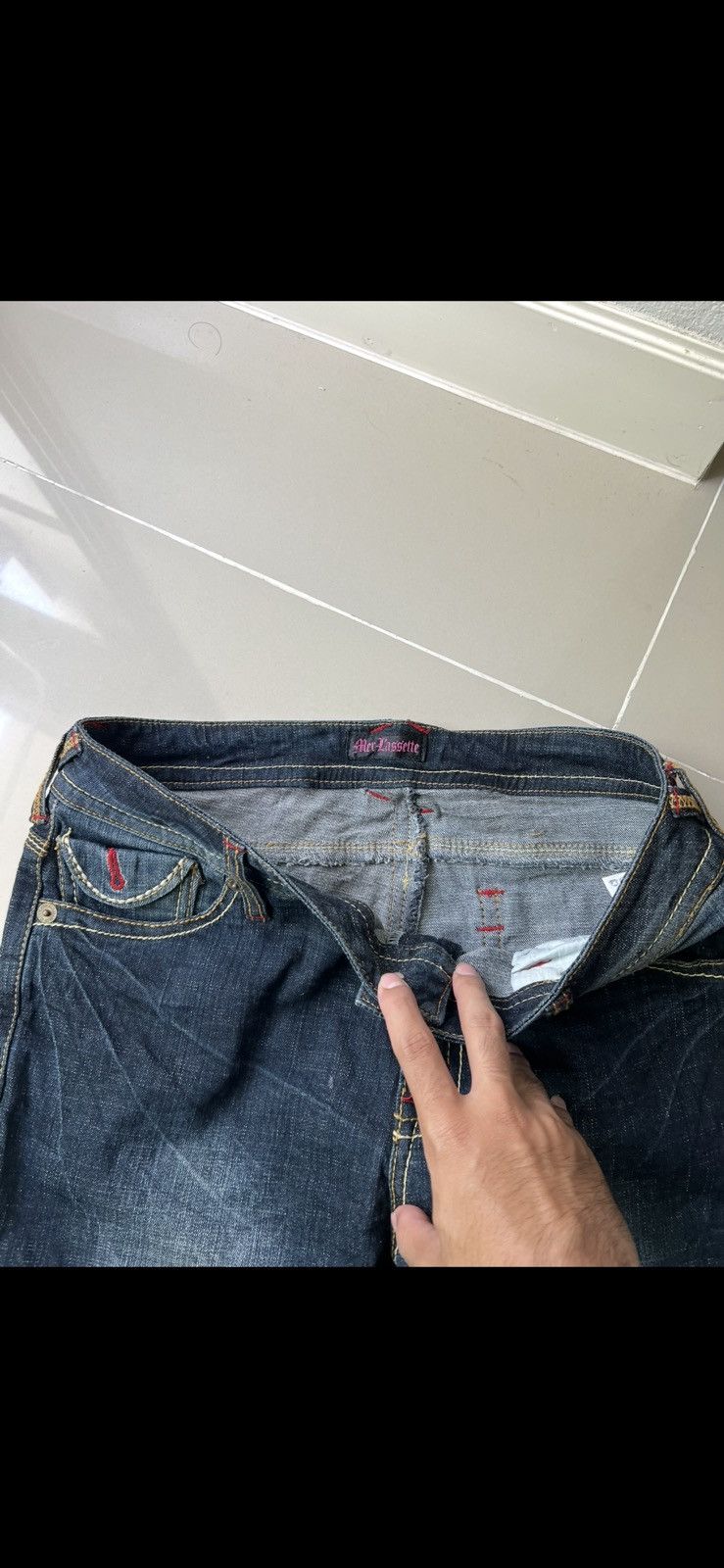 Japanese Brand Mer-Lassette Japanese Y2K Denim Jeans Size US 34 / EU 50 - 11 Thumbnail