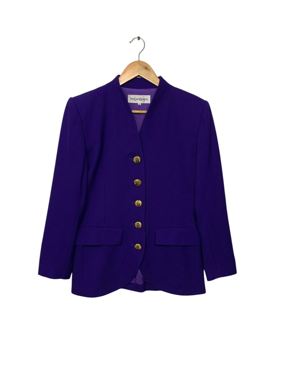 Designer × Yves Saint Laurent Rare Yves Saint Laurent Button Ups Blazer Jacket Size M / US 6-8 / IT 42-44 - 1 Thumbnail