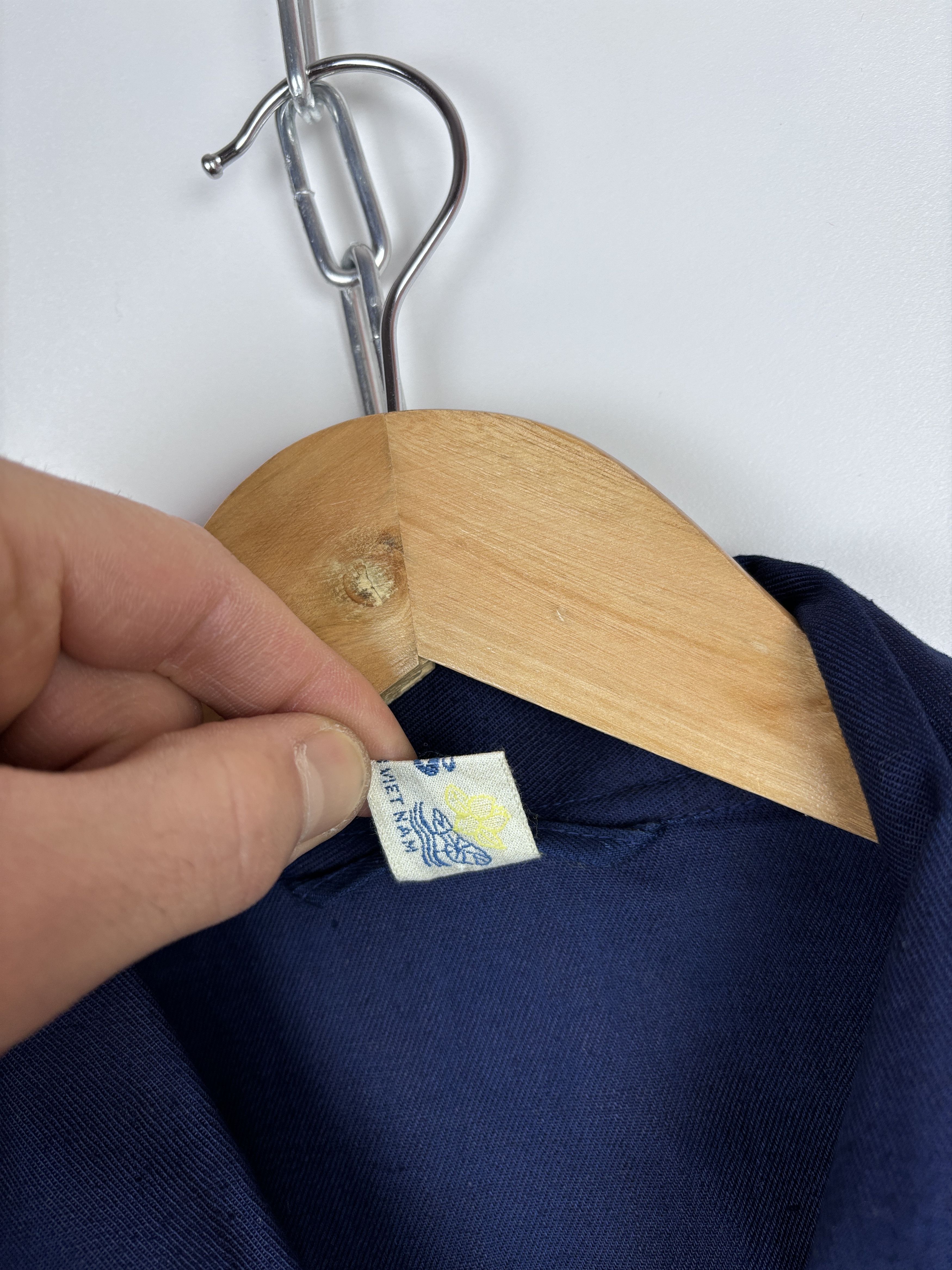 Le Laboureur × Vintage Vintage Lotus Vietnamese Work Jacket Workwear Chore Jacket Size US M / EU 48-50 / 2 - 6 Thumbnail