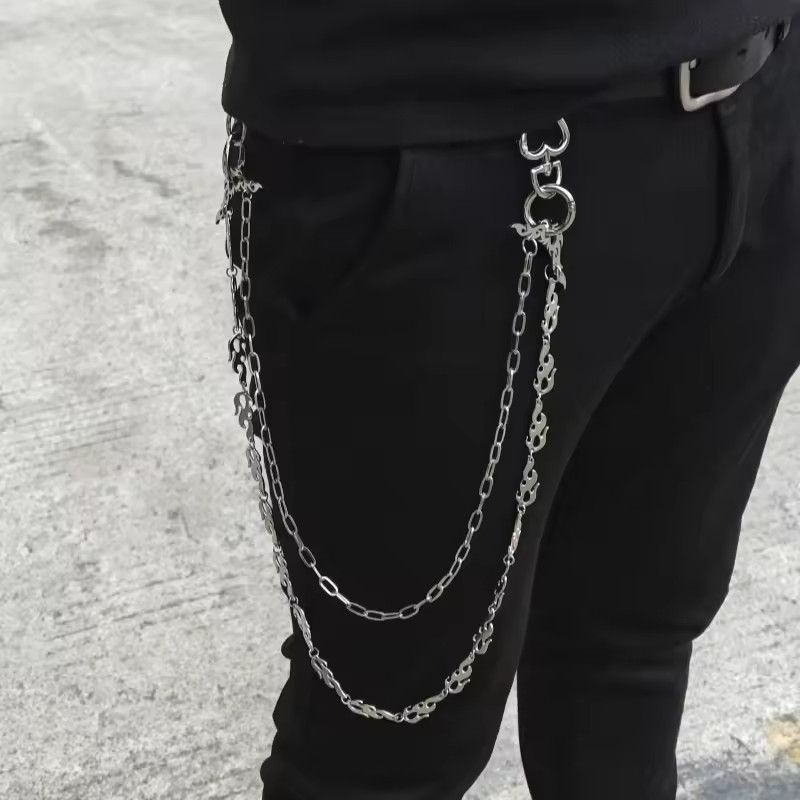 Japanese Brand × Jewelry Flaming Angel Wings Punk Pants Chain Size ONE SIZE - 7 Thumbnail