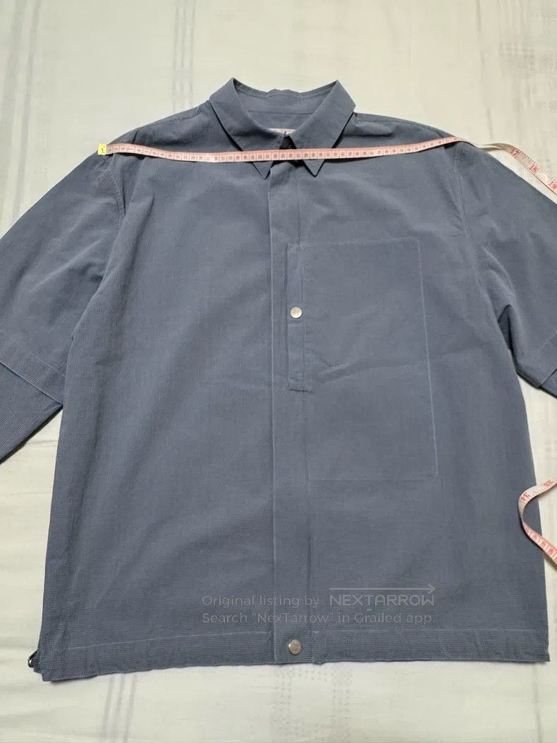 Hermes Hermes Layered Shirt Jacket with Drawstring Hem Size US M / EU 48-50 / 2 - 3 Thumbnail