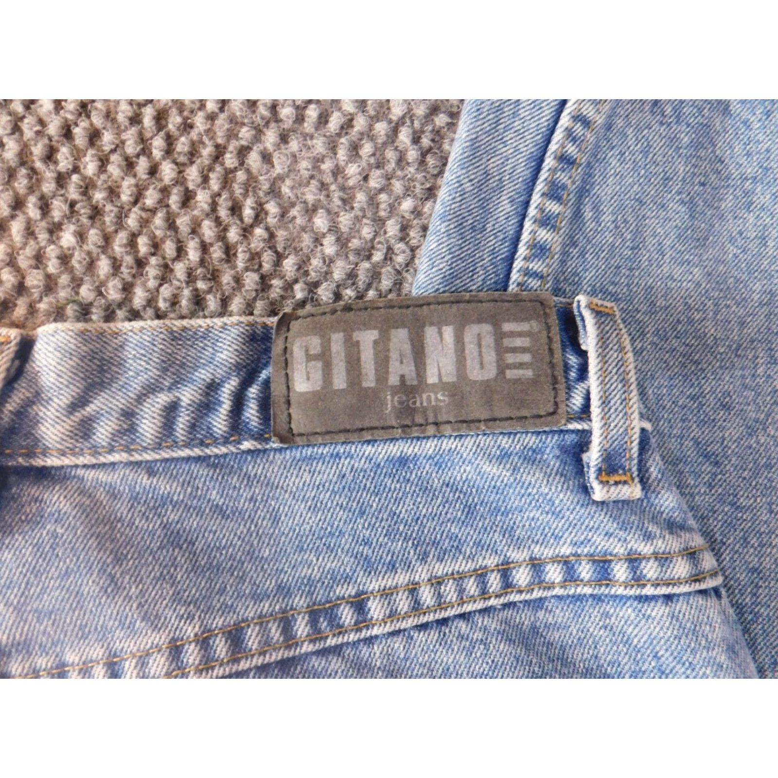 Vintage VINTAGE Gitano Jeans Womens 10 blue straight denim classic Size 27" / US 4 / IT 40 - 6 Thumbnail