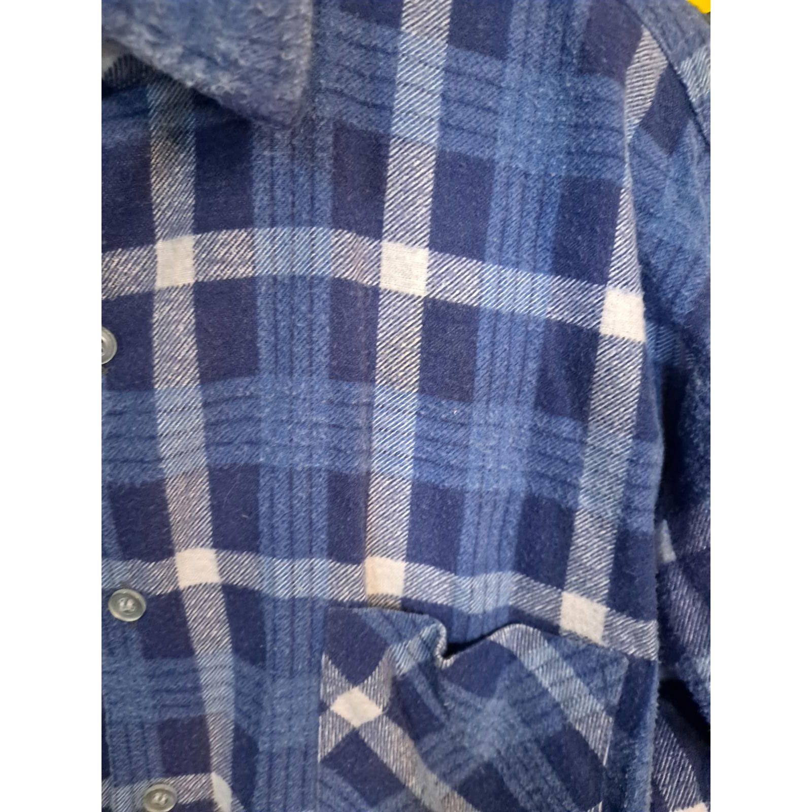 Dickies Dickies Heavy Blue and White Flannel Size Medium Size US M / EU 48-50 / 2 - 2 Thumbnail