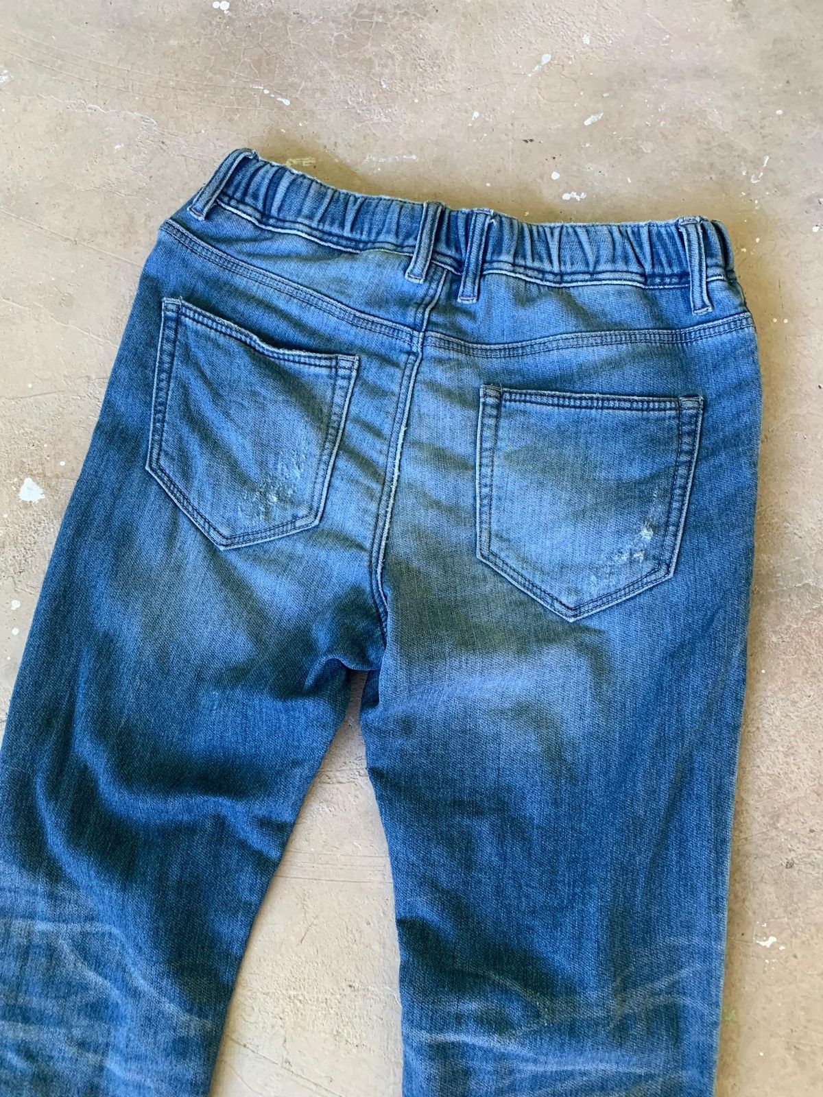 MOUSSY AZUL by Moussy Distressed Drawstring Denim Size US 28 / EU 44 - 11 Thumbnail